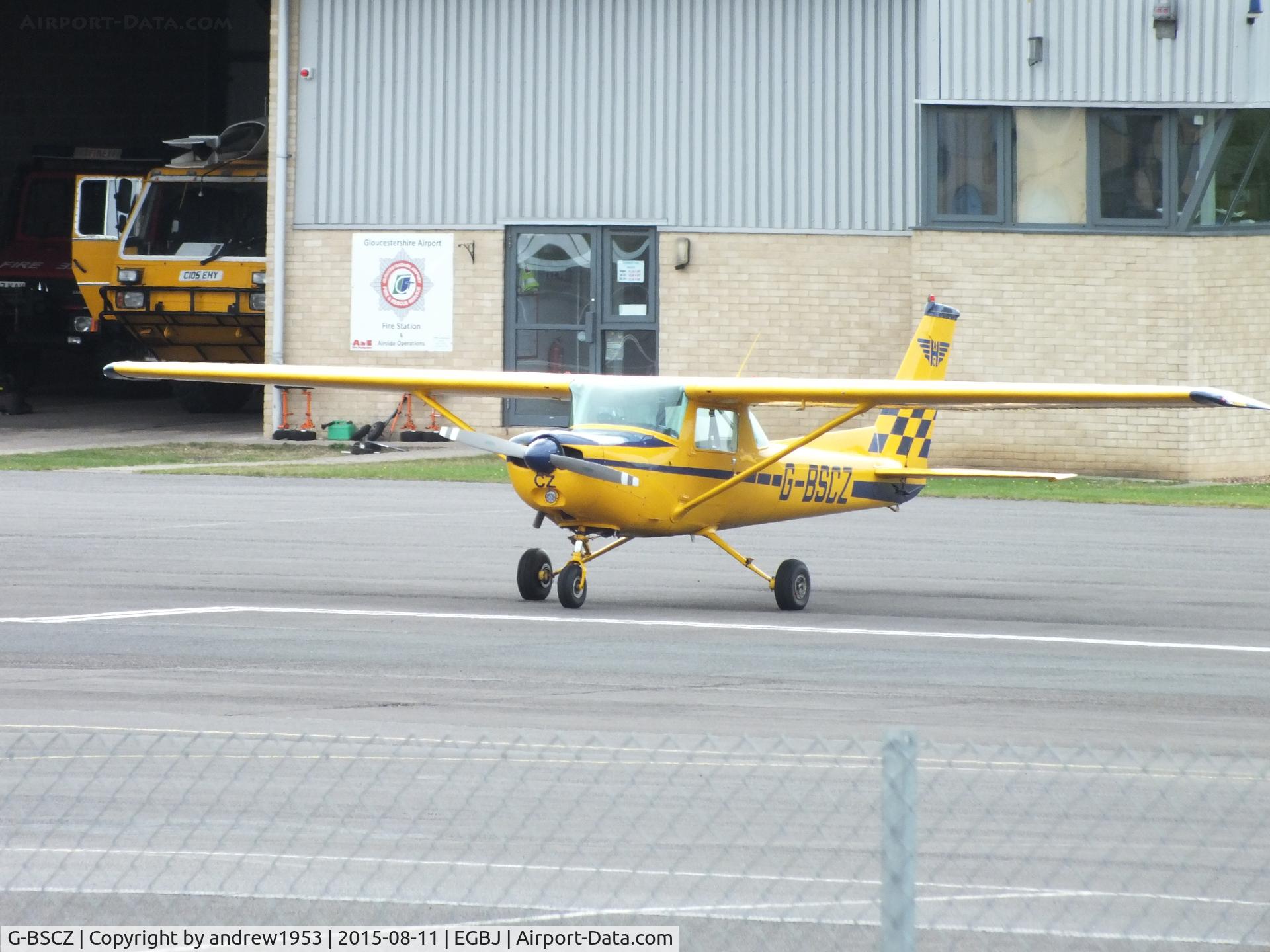 G-BSCZ, 1979 Cessna 152 C/N 152-82199, G-BSCZ at Gloucestershire Airport.