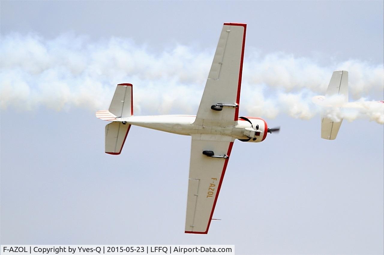 F-AZOL, 1977 Yakovlev Yak-50 C/N 77-1009, Yakovlev YAK-50, On display, La Ferté-Alais airfield (LFFQ) Airshow 2015