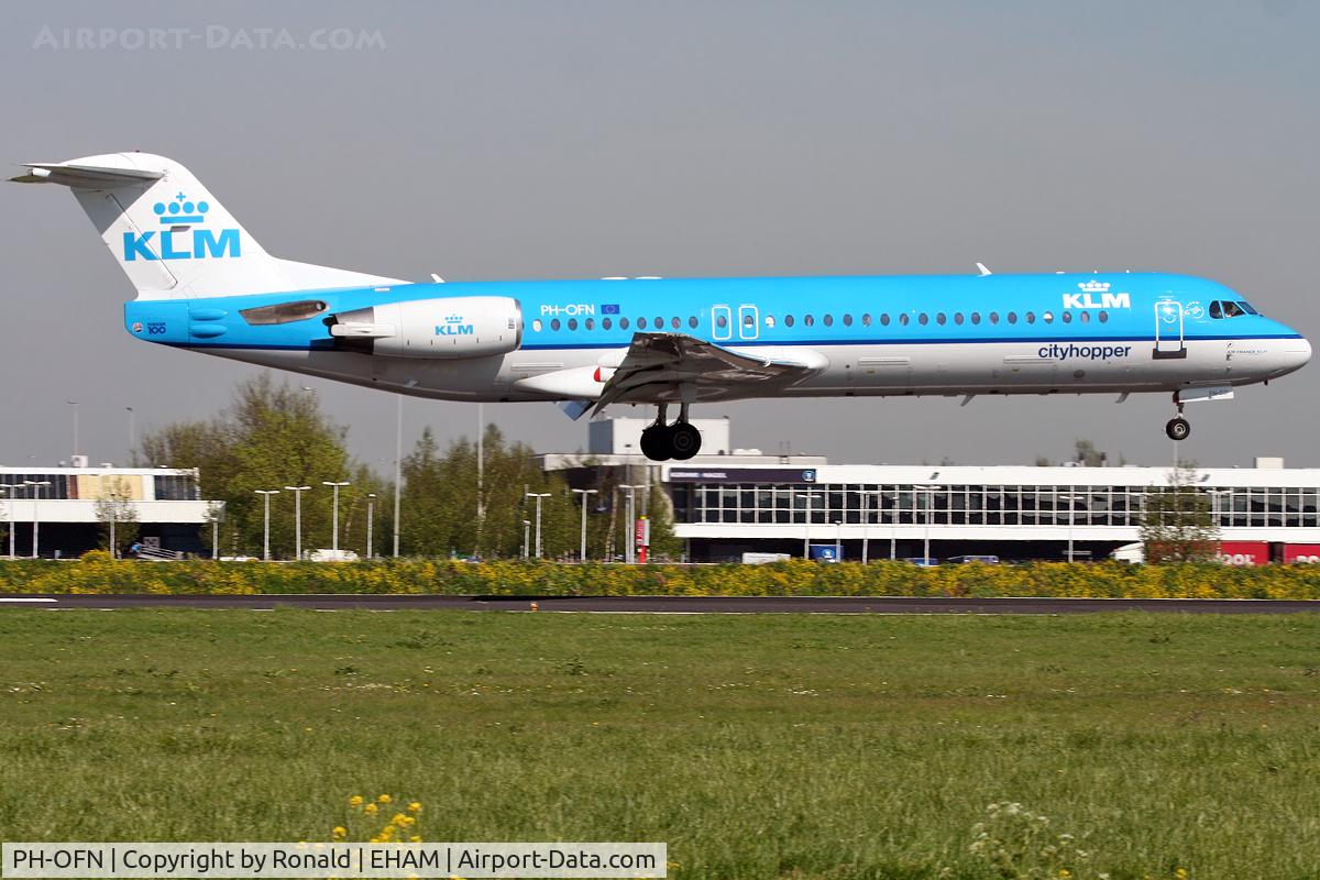 PH-OFN, 1993 Fokker 100 (F-28-0100) C/N 11477, at spl