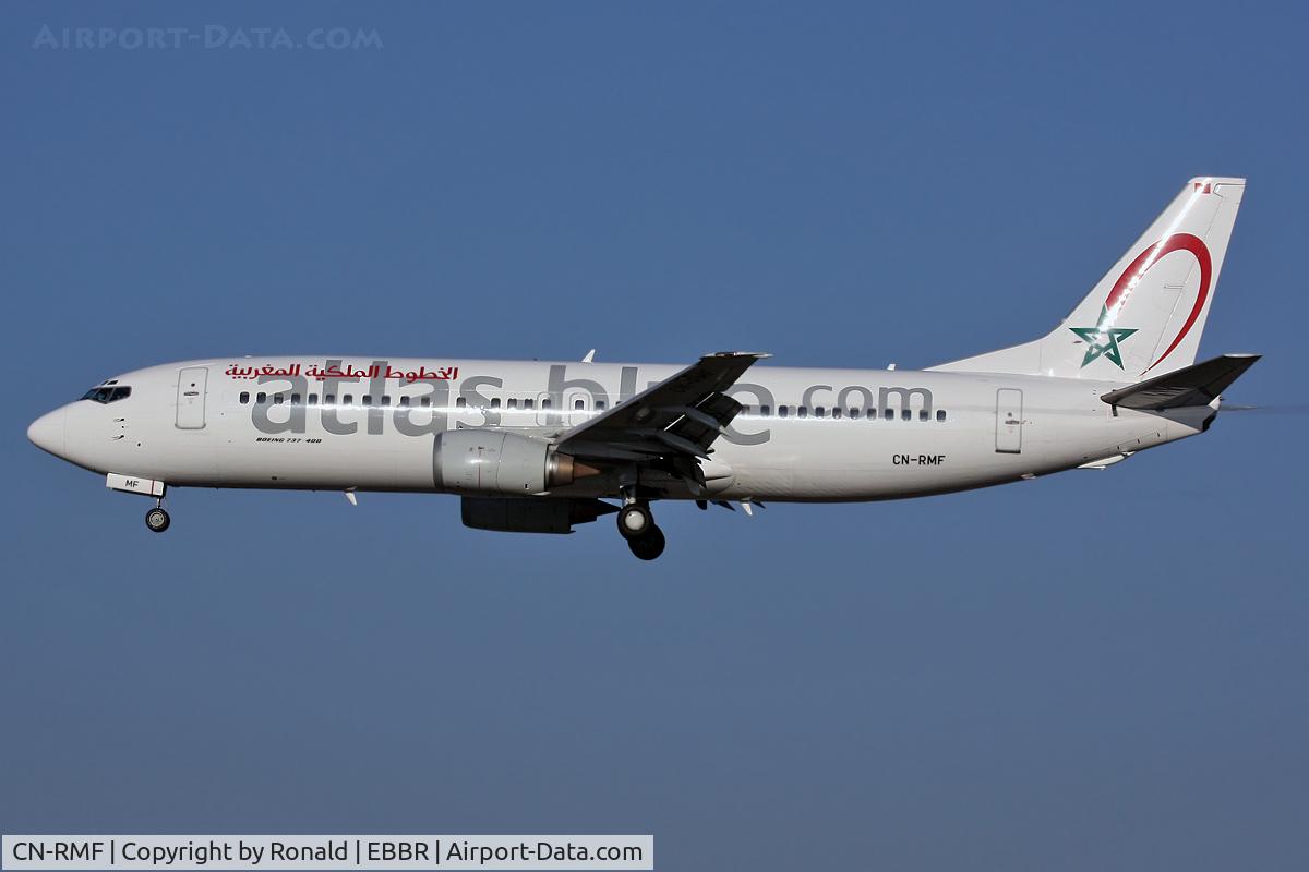 CN-RMF, 1990 Boeing 737-4B6 C/N 24807-1880, at bru
