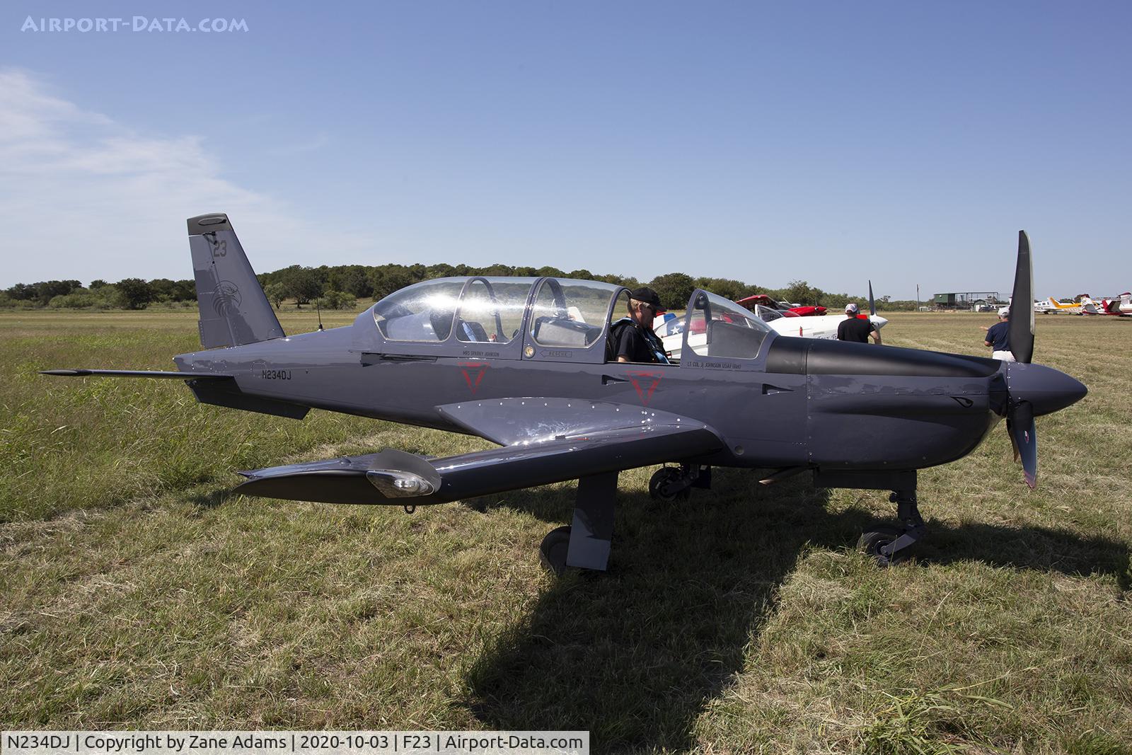 N234DJ, 1984 Socata TB-30 Epsilon C/N 10, 2020 Ranger Antique Airfield Fly-In, Ranger, TX