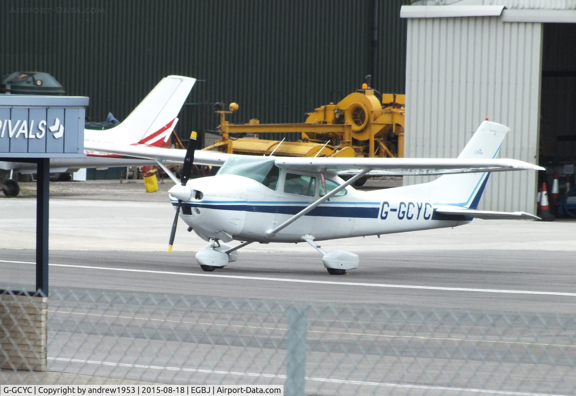 G-GCYC, 1980 Reims F182Q Skylane C/N 0157, G-GCYC at Gloucestershire Airport.