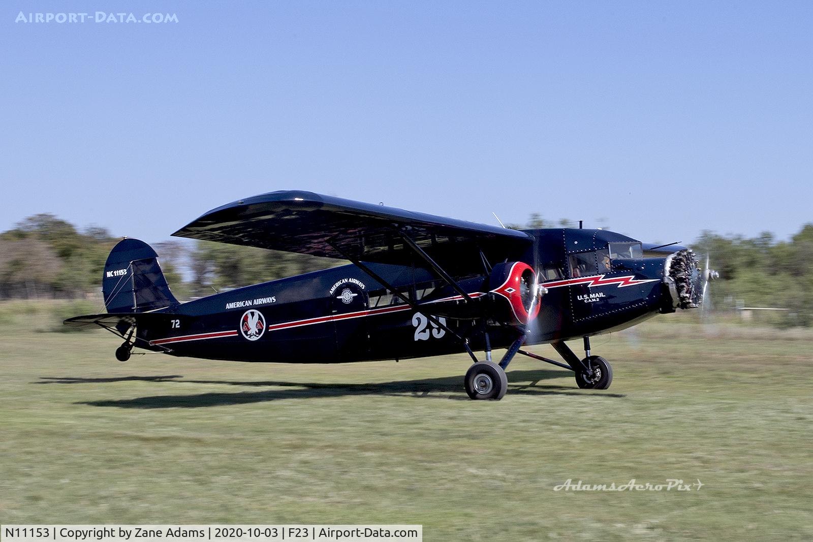 N11153, 1931 Stinson SM-6000-B C/N 5021, 2020 Ranger Antique Airfield Fly-In, Ranger, TX