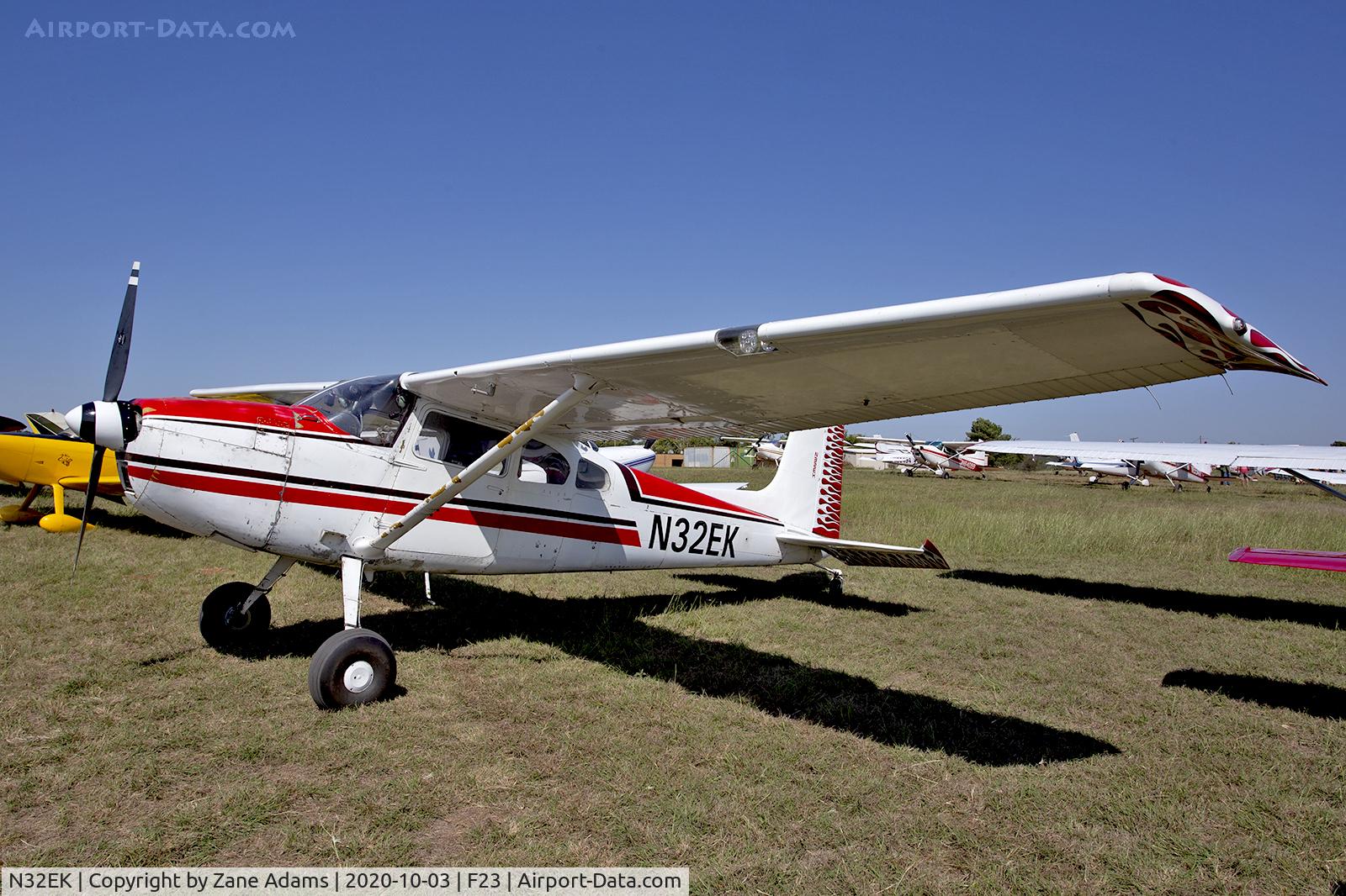 N32EK, 1963 Cessna 180F C/N 18051264, 2020 Ranger Antique Airfield Fly-In, Ranger, TX