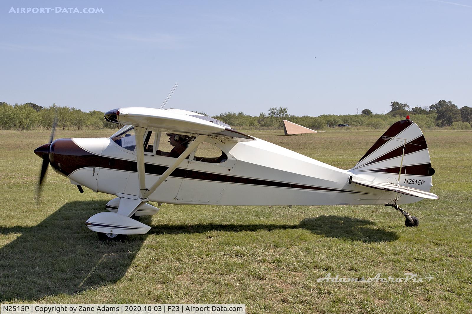 N2515P, 1955 Piper PA-22-150 C/N 22-2877, 2020 Ranger Antique Airfield Fly-In, Ranger, TX