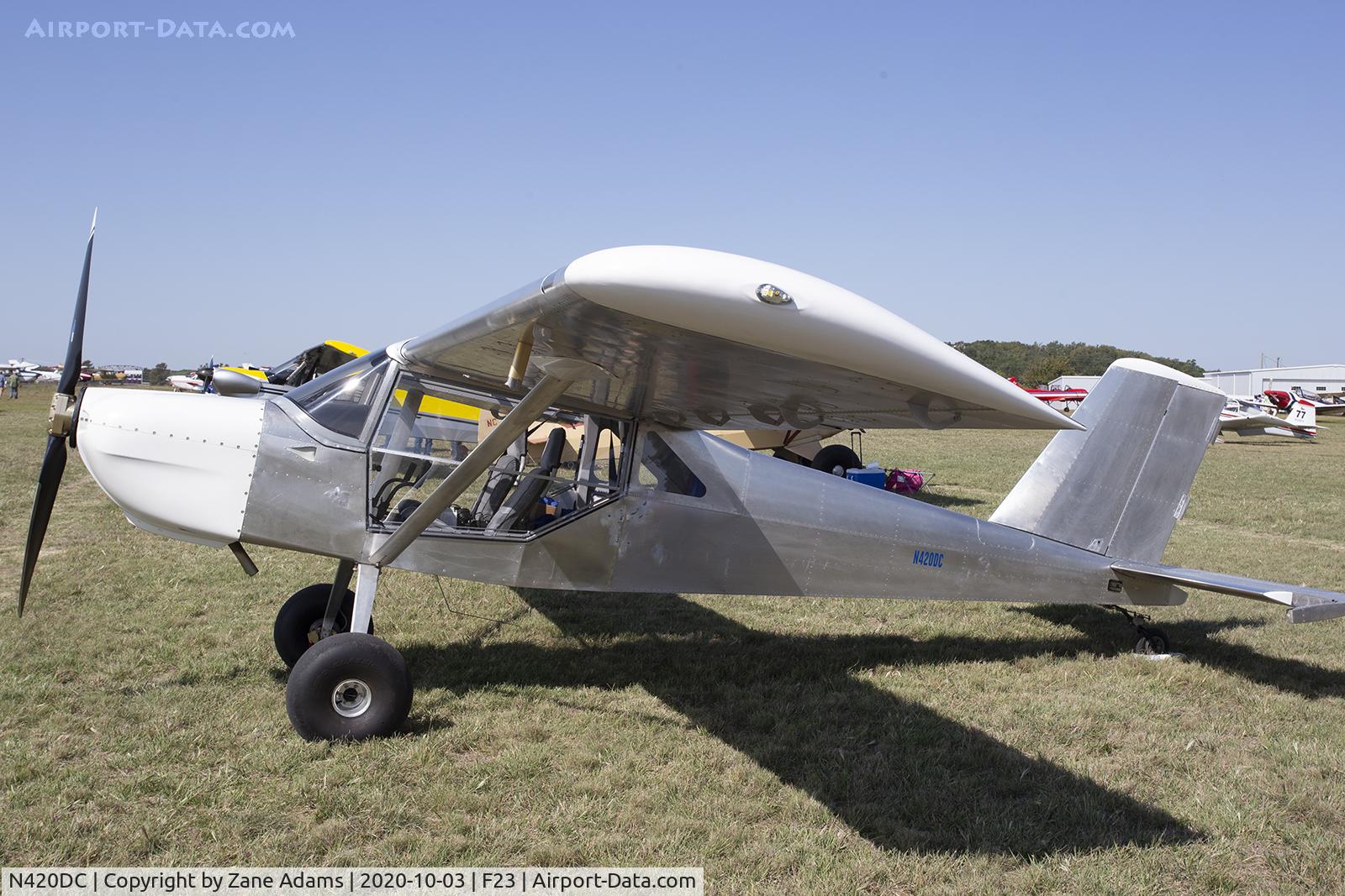 N420DC, 1988 Rand KR-2 C/N 401, 2020 Ranger Antique Airfield Fly-In, Ranger, TX