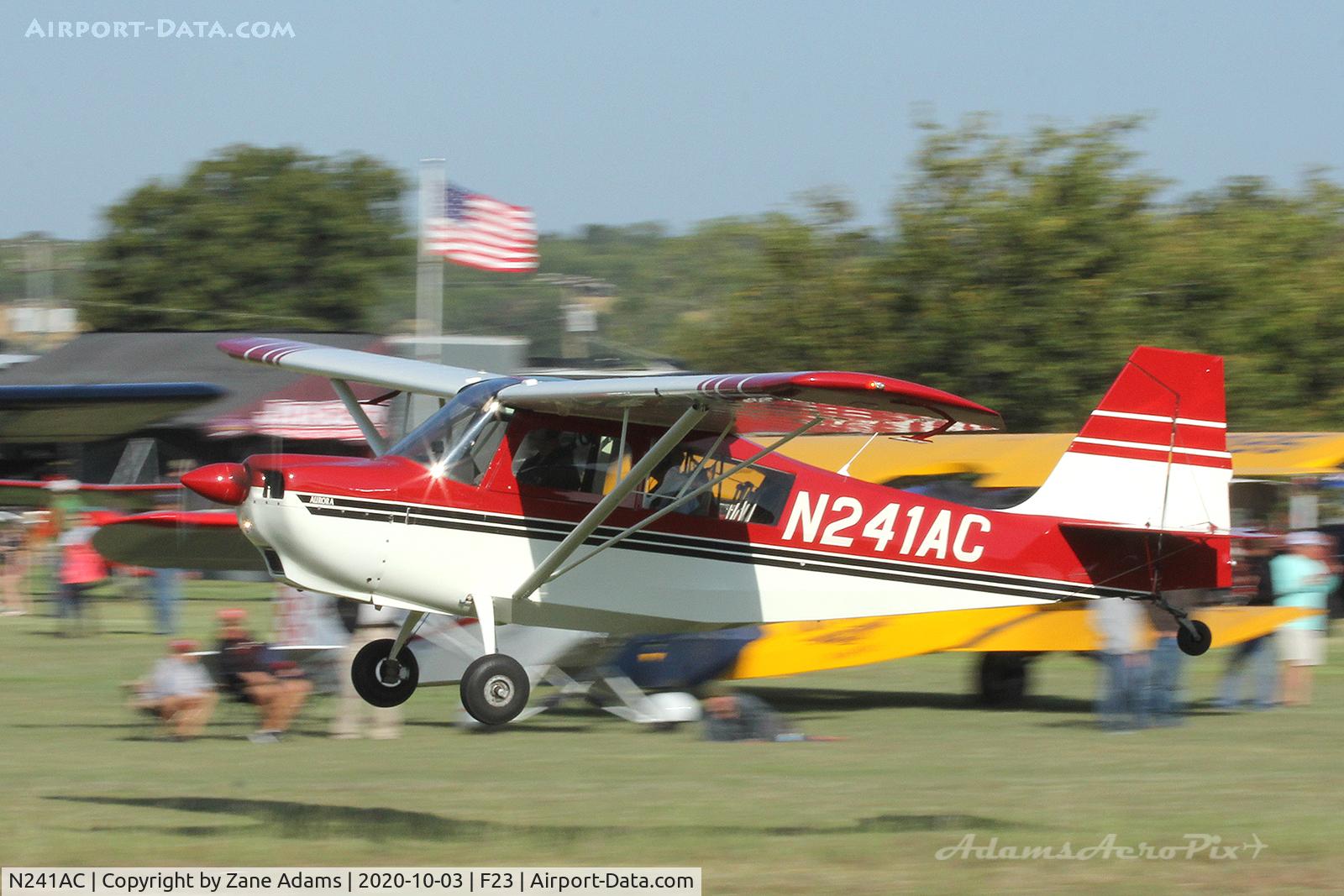 N241AC, 1999 American Champion 7ECA Citabria C/N 1373-98, 2020 Ranger Antique Airfield Fly-In, Ranger, TX