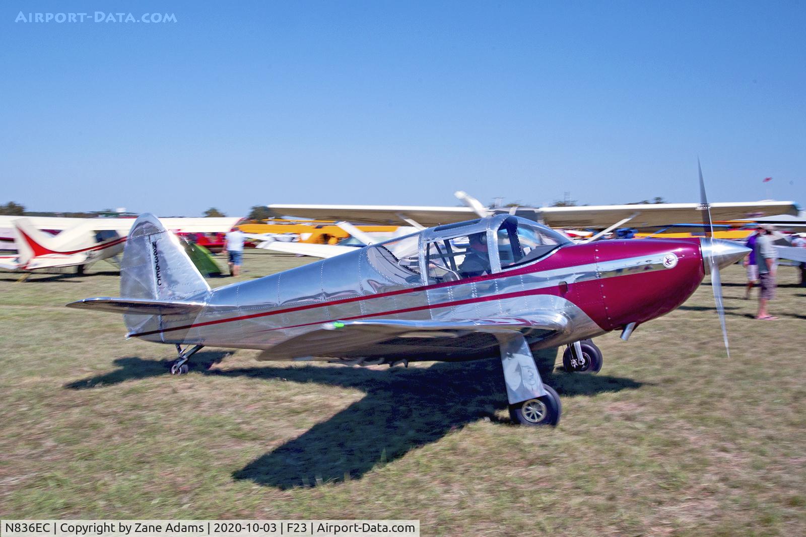 N836EC, 1946 Temco GC-1B Swift C/N 1452, 2020 Ranger Antique Airfield Fly-In, Ranger, TX
