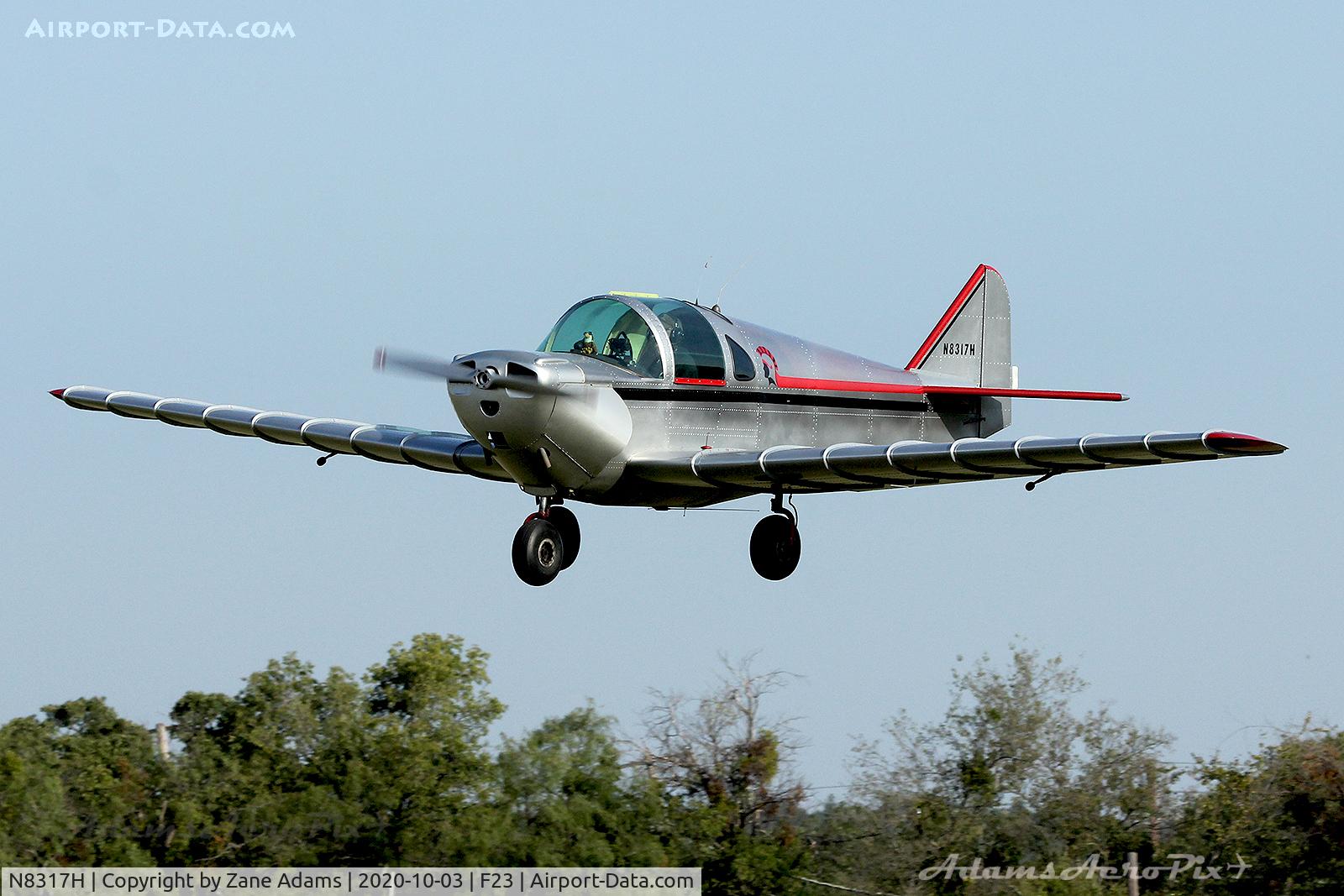 N8317H, 1948 Emigh Trojan A-2 C/N 20, 2020 Ranger Antique Airfield Fly-In, Ranger, TX