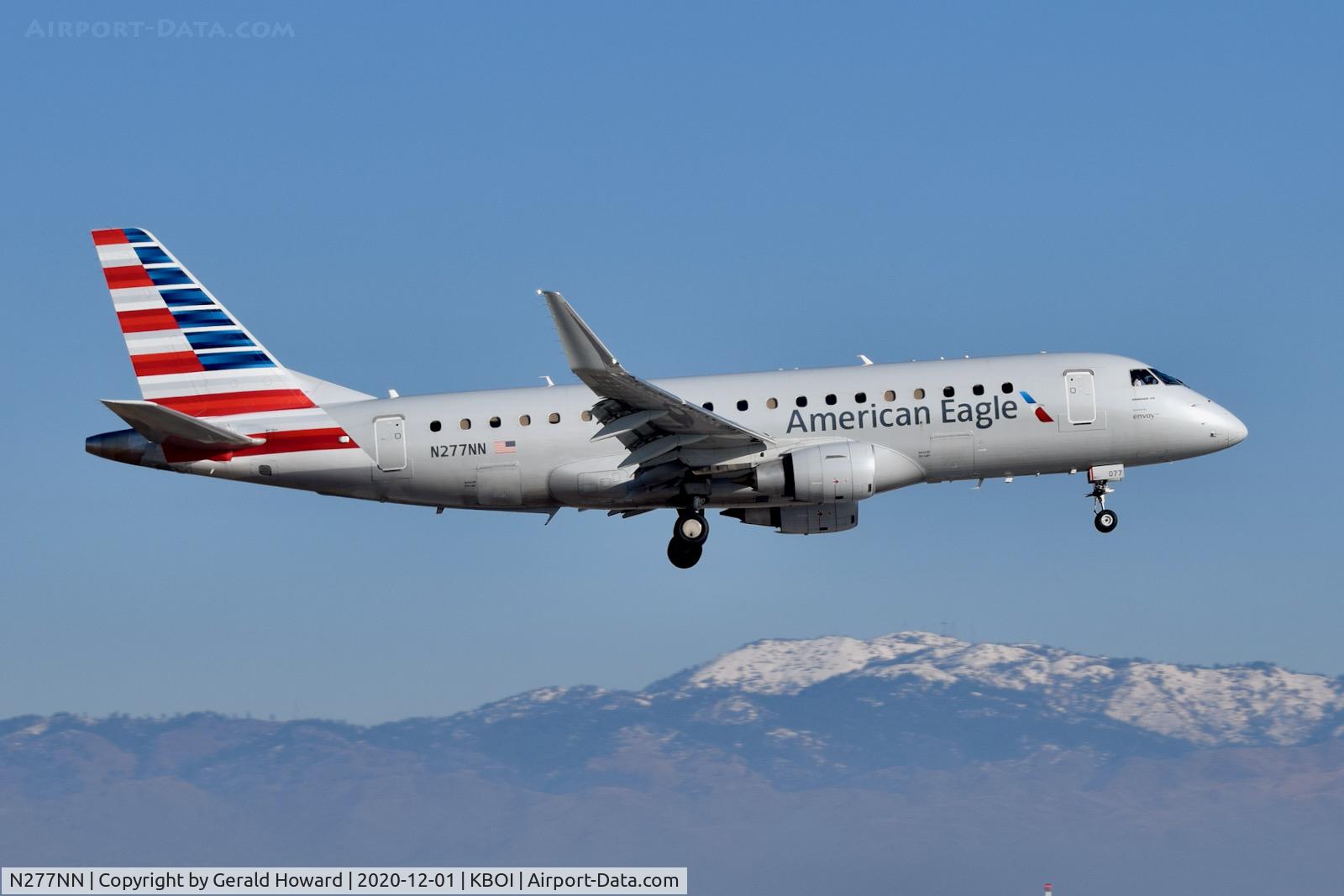 N277NN, 2019 Embraer 175LR (ERJ-170-200LR) C/N 17000783, Landing 10L.