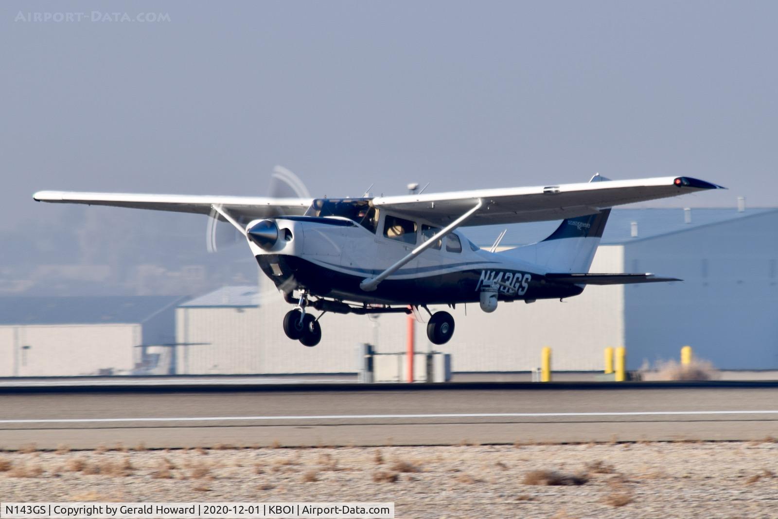 N143GS, Cessna T206H Turbo Stationair C/N T20608970, Take off from 10L.