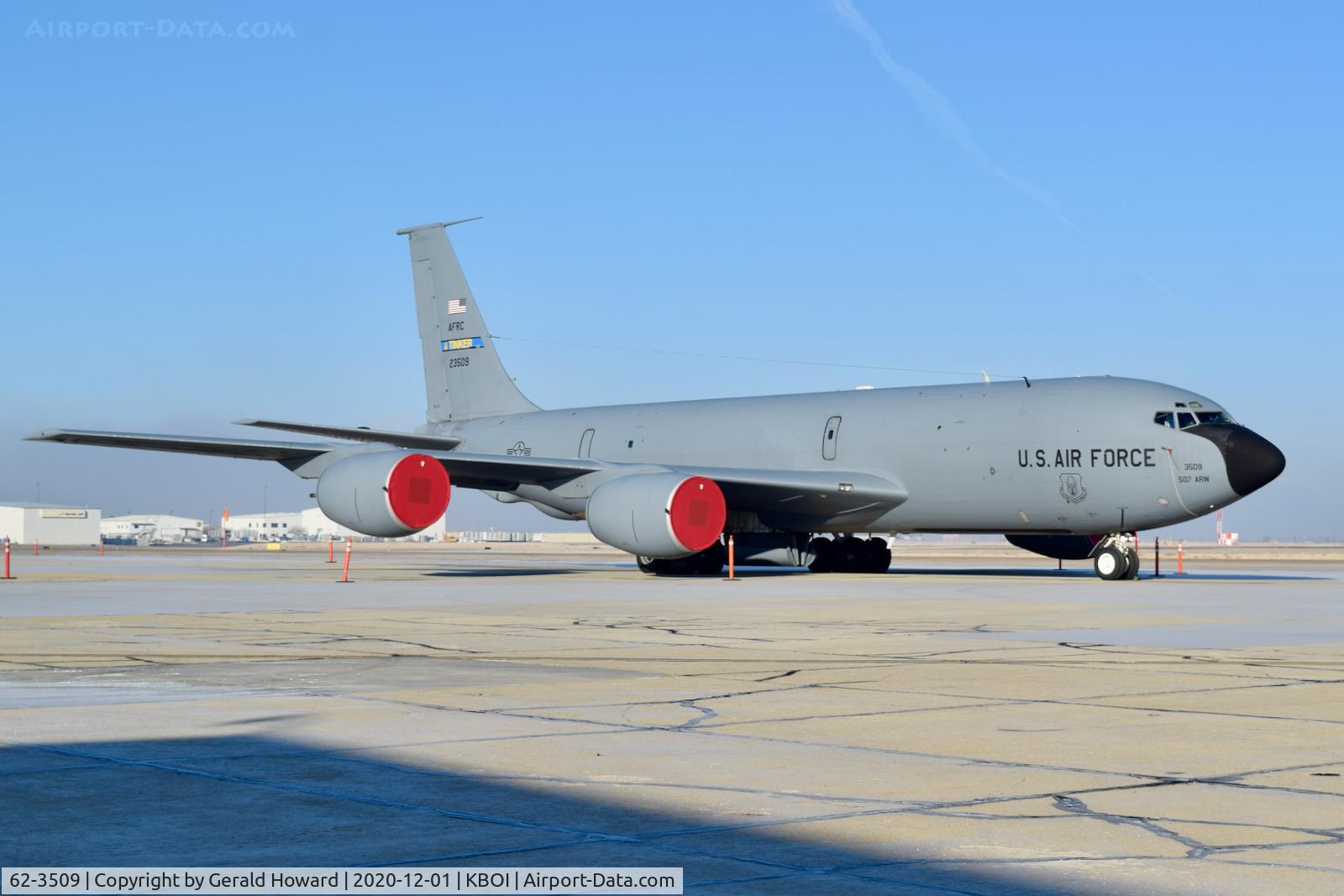 62-3509, 1962 Boeing KC-135R Stratotanker C/N 18492, 507th ARW, Tinker AFB, OK.