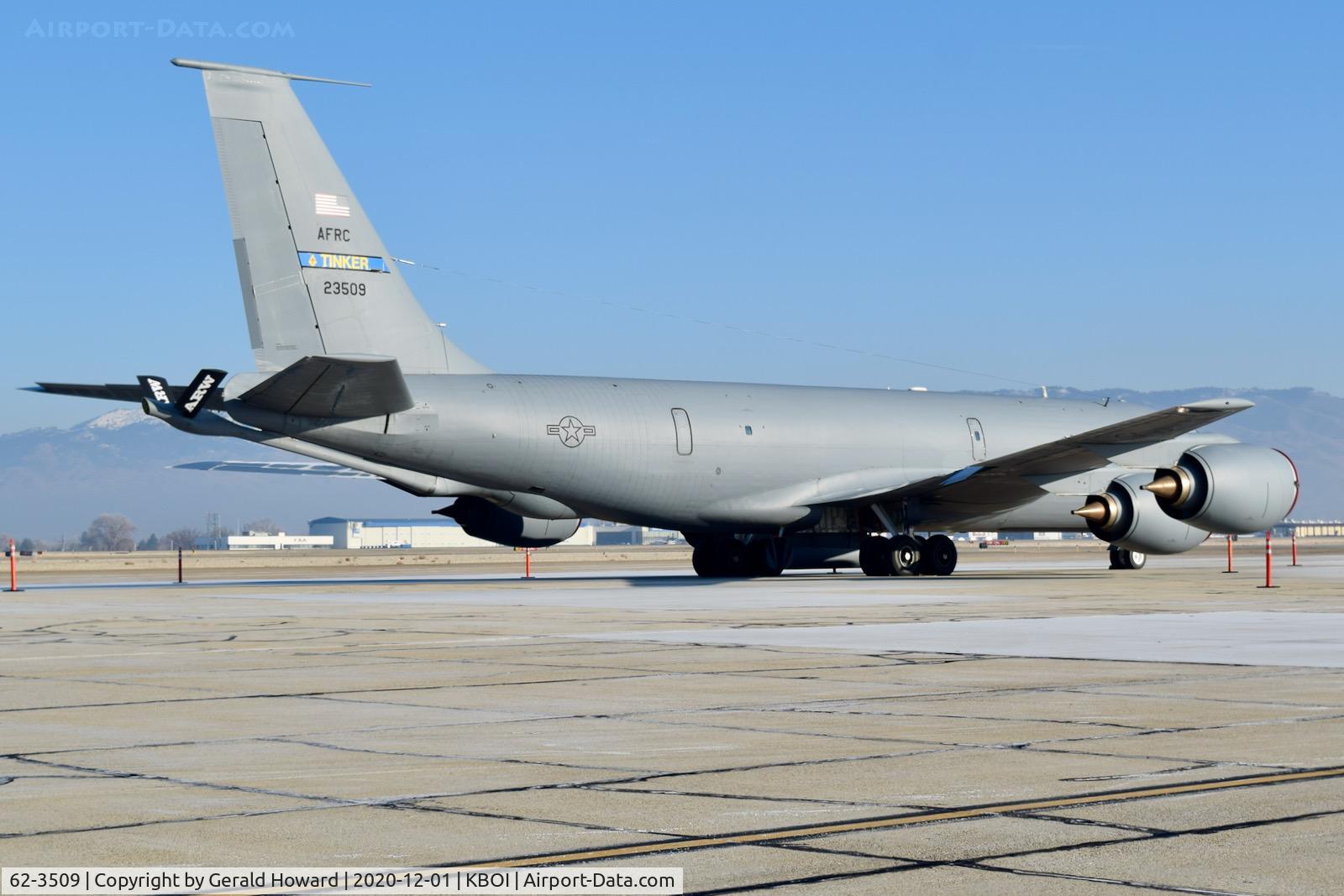 62-3509, 1962 Boeing KC-135R Stratotanker C/N 18492, 507th ARW, Tinker AFB, OK.