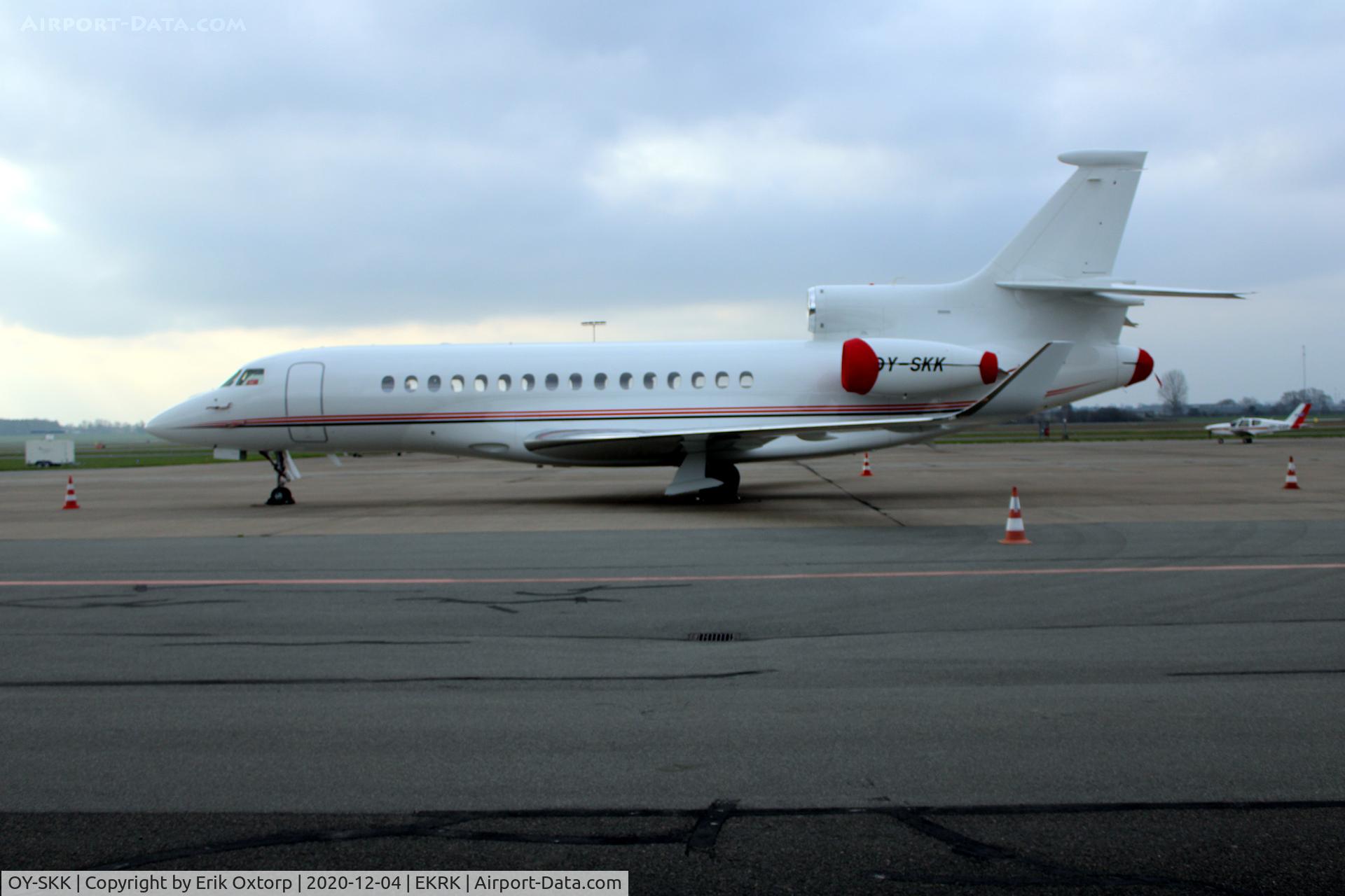 OY-SKK, 2017 Dassault Falcon 8X C/N 417, OY-SKK in RKE