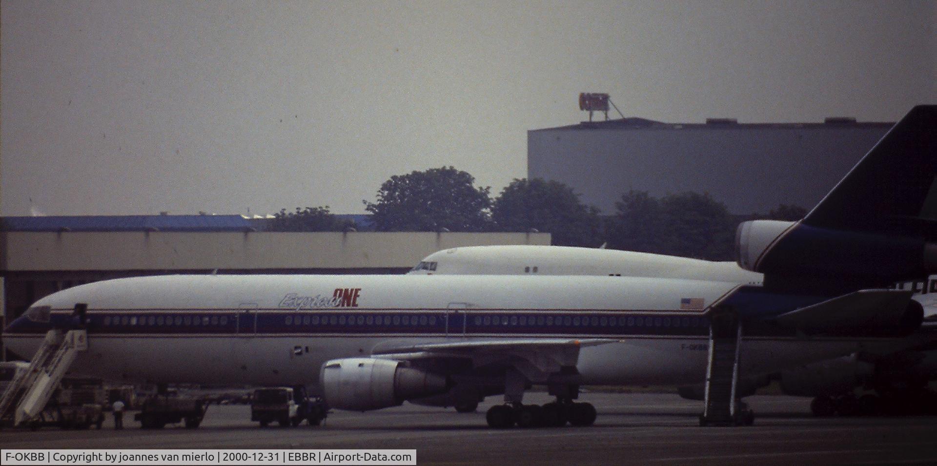 F-OKBB, 1978 McDonnell Douglas DC-10-30 C/N 46981, BRUCARGO prevoius century, scan from slide