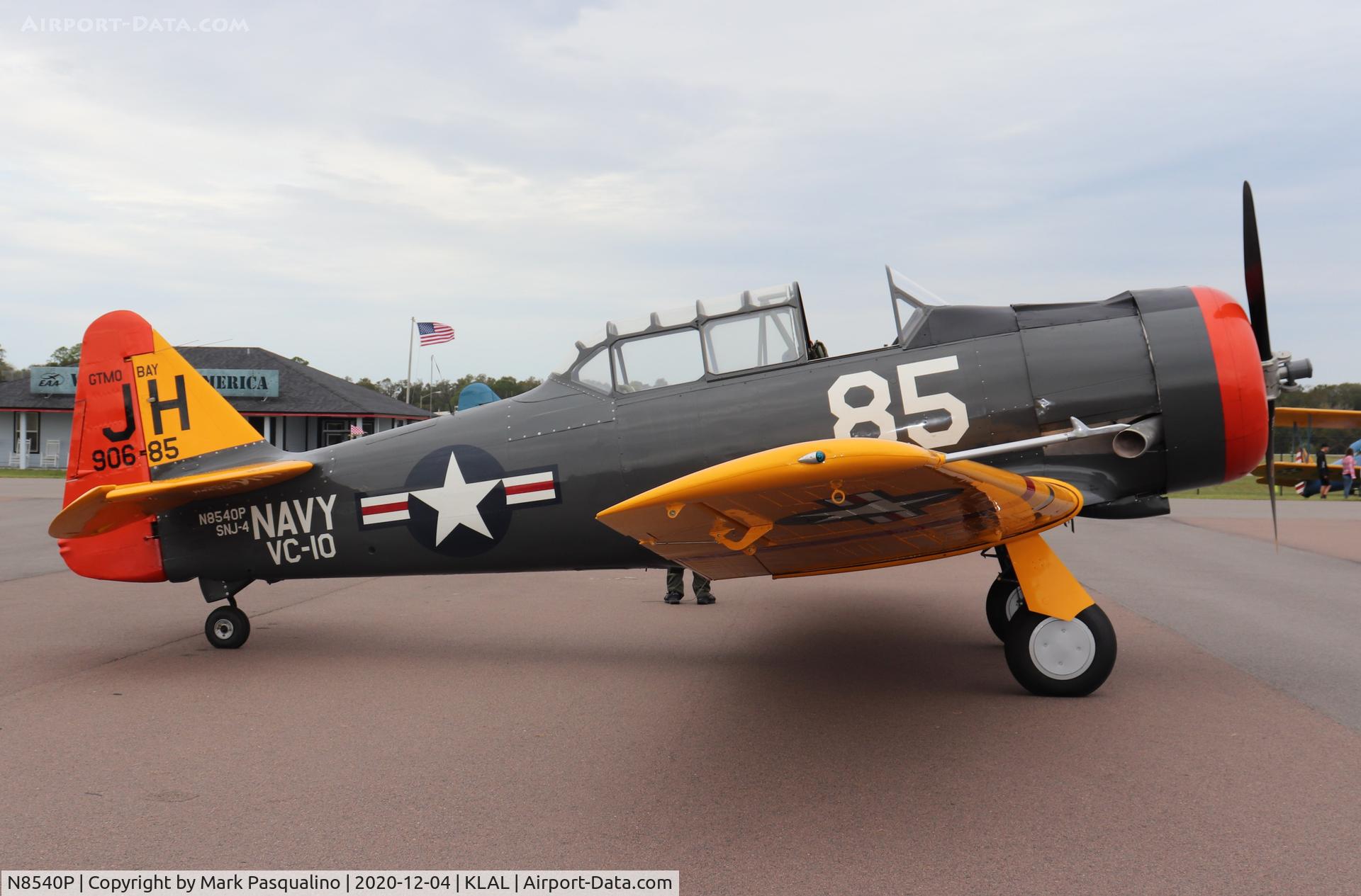 N8540P, 1942 North American AT-6D Texan C/N 42-81646-1, North American AT-6D