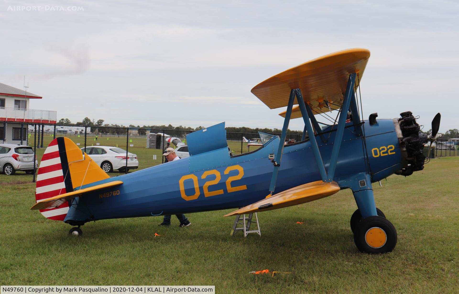 N49760, 1941 Boeing A75N1(PT17) C/N 75-1581, Stearman