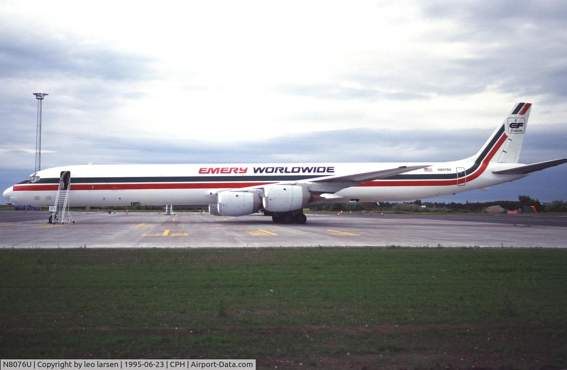 N8076U, 1968 Douglas DC-8-71F C/N 45941, Copenhagen 23.6.1995