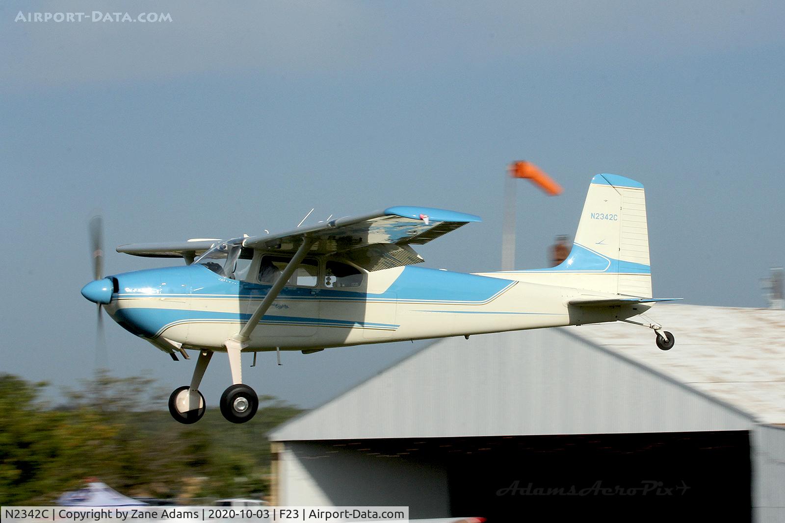 N2342C, 1953 Cessna 180 C/N 30642, 2020 Ranger Antique Airfield Fly-In, Ranger, TX