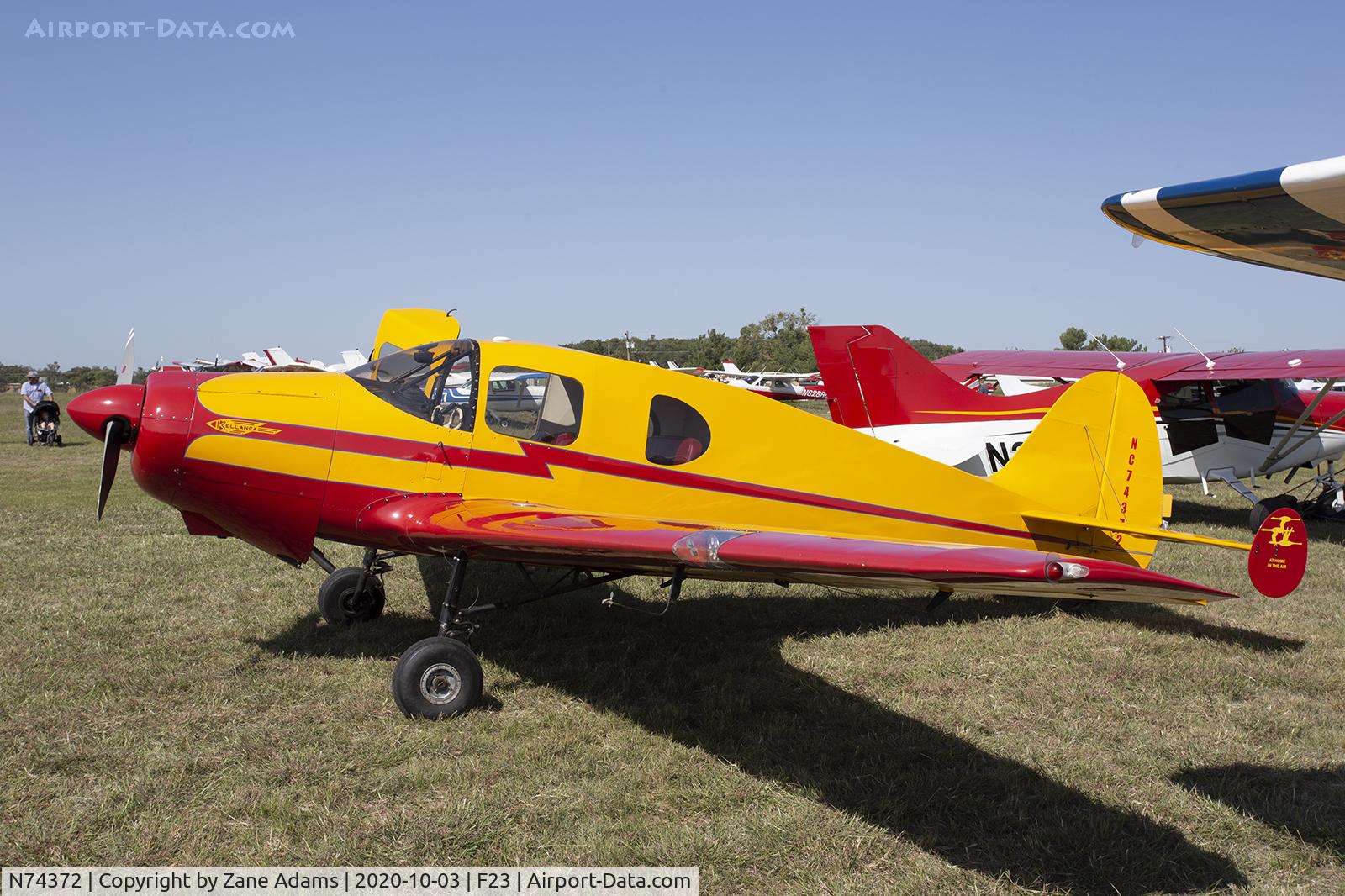 N74372, 1947 Bellanca 14-13-2 Cruisair Senior C/N 1485, 2020 Ranger Antique Airfield Fly-In, Ranger, TX