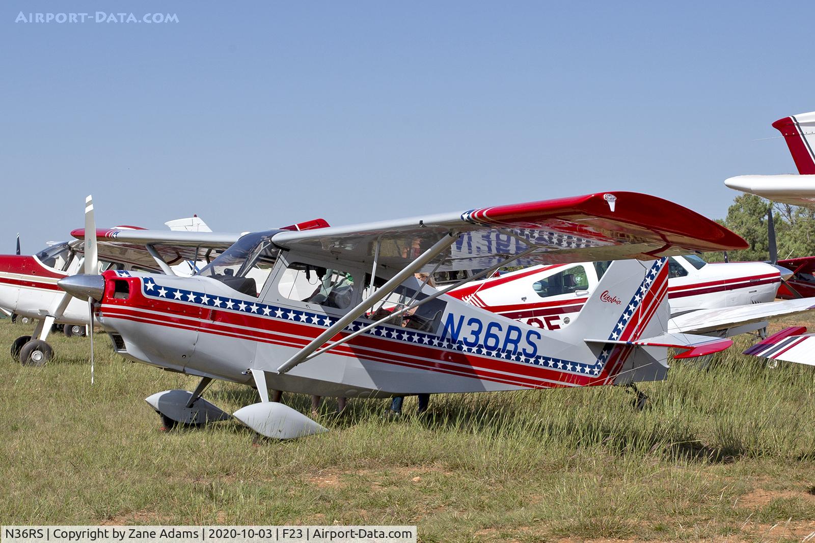 N36RS, 1999 American Champion 7GCBC C/N 1280-99, 2020 Ranger Antique Airfield Fly-In, Ranger, TX
