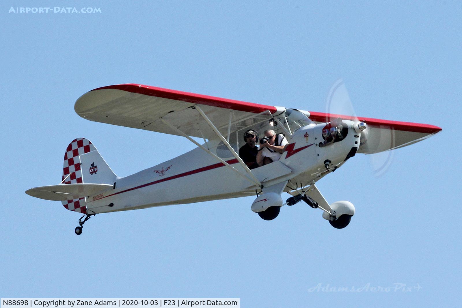 N88698, 1946 Piper J3C-65 Cub C/N 16327, 2020 Ranger Antique Airfield Fly-In, Ranger, TX
