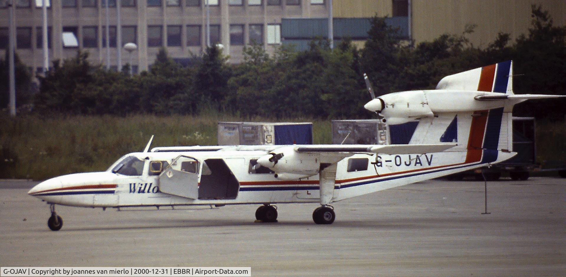 G-OJAV, 1976 Britten-Norman BN-2A Mk.III-2 Trislander C/N 1024, Scan from slide