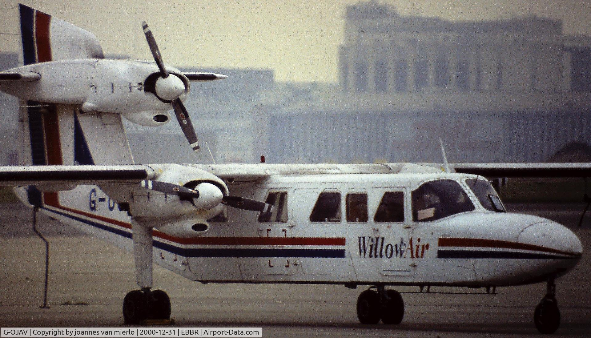 G-OJAV, 1976 Britten-Norman BN-2A Mk.III-2 Trislander C/N 1024, Scan from slide