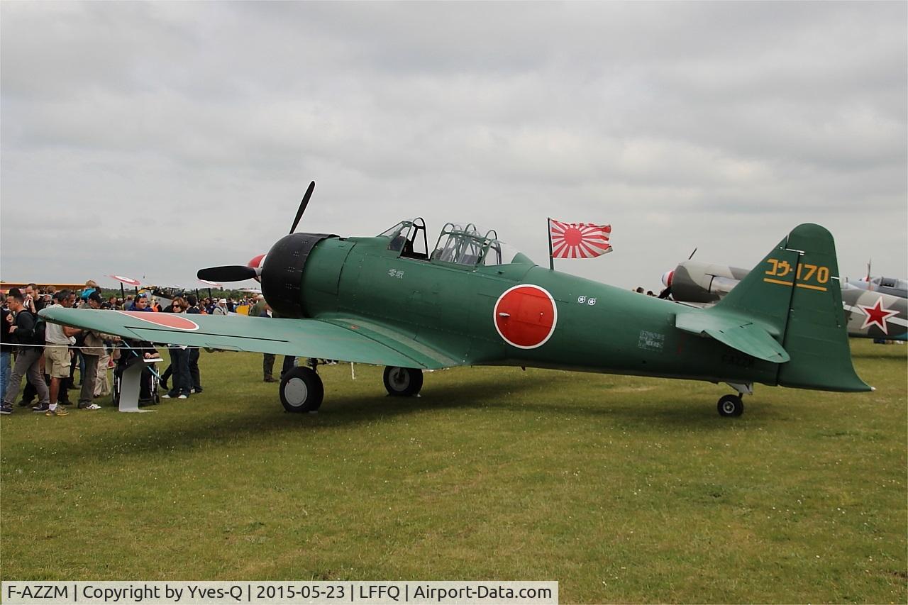 F-AZZM, 2000 North American AT-6B Texan C/N SA-32, North American AT-6B Texan, Static display, La Ferté-Alais airfield (LFFQ) Air show 2015