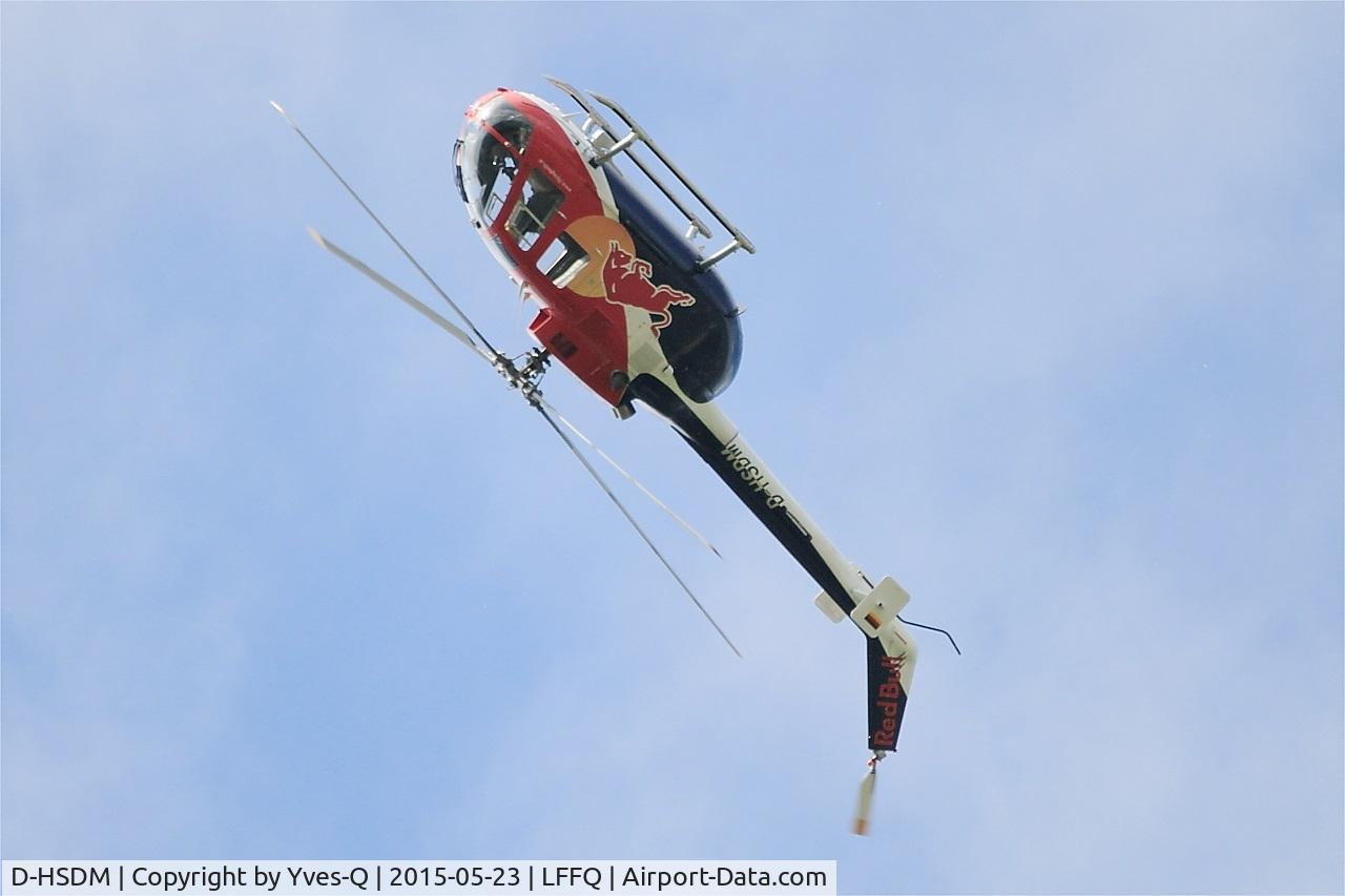 D-HSDM, MBB Bo-105CB C/N S-126, MBB Bo-105CB, On display, La Ferté-Alais airfield (LFFQ) Airshow 2015