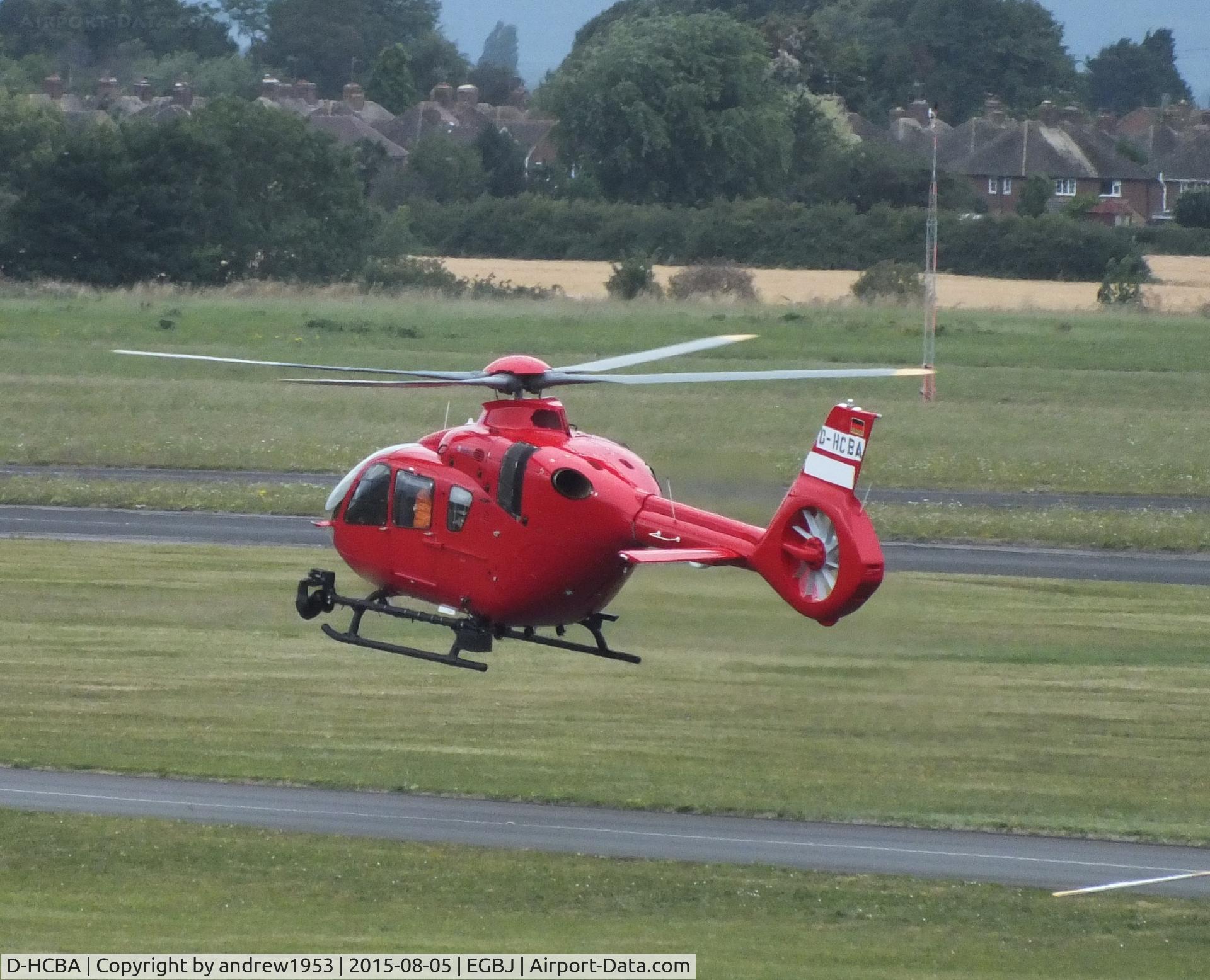 D-HCBA, 2010 Eurocopter EC-135P-2+ C/N 0893, D-HCBA at Gloucestershire Airport.