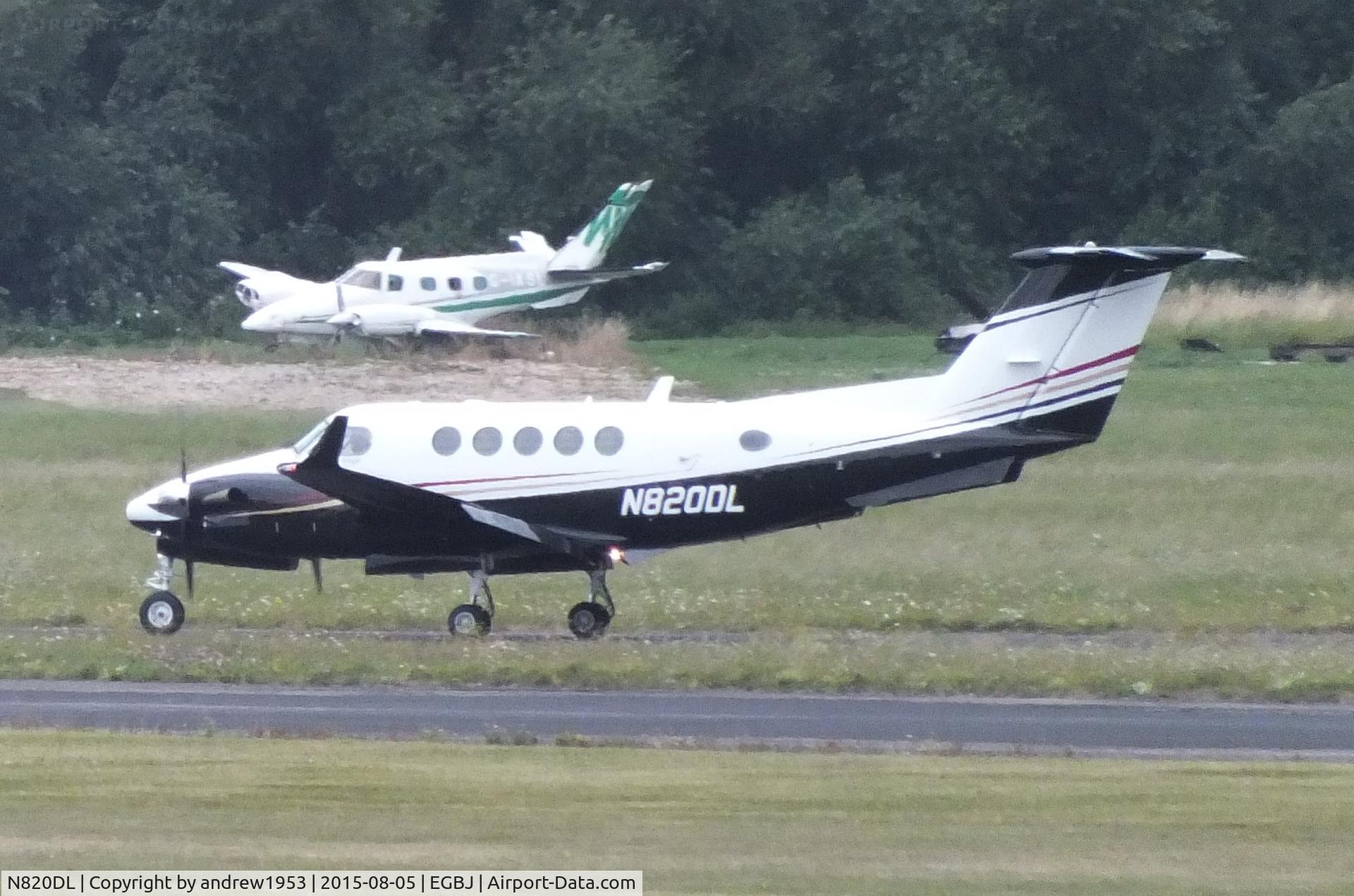 N820DL, 2003 Raytheon B200 King Air C/N BB-1820, N820DL at Gloucestershire Airport.