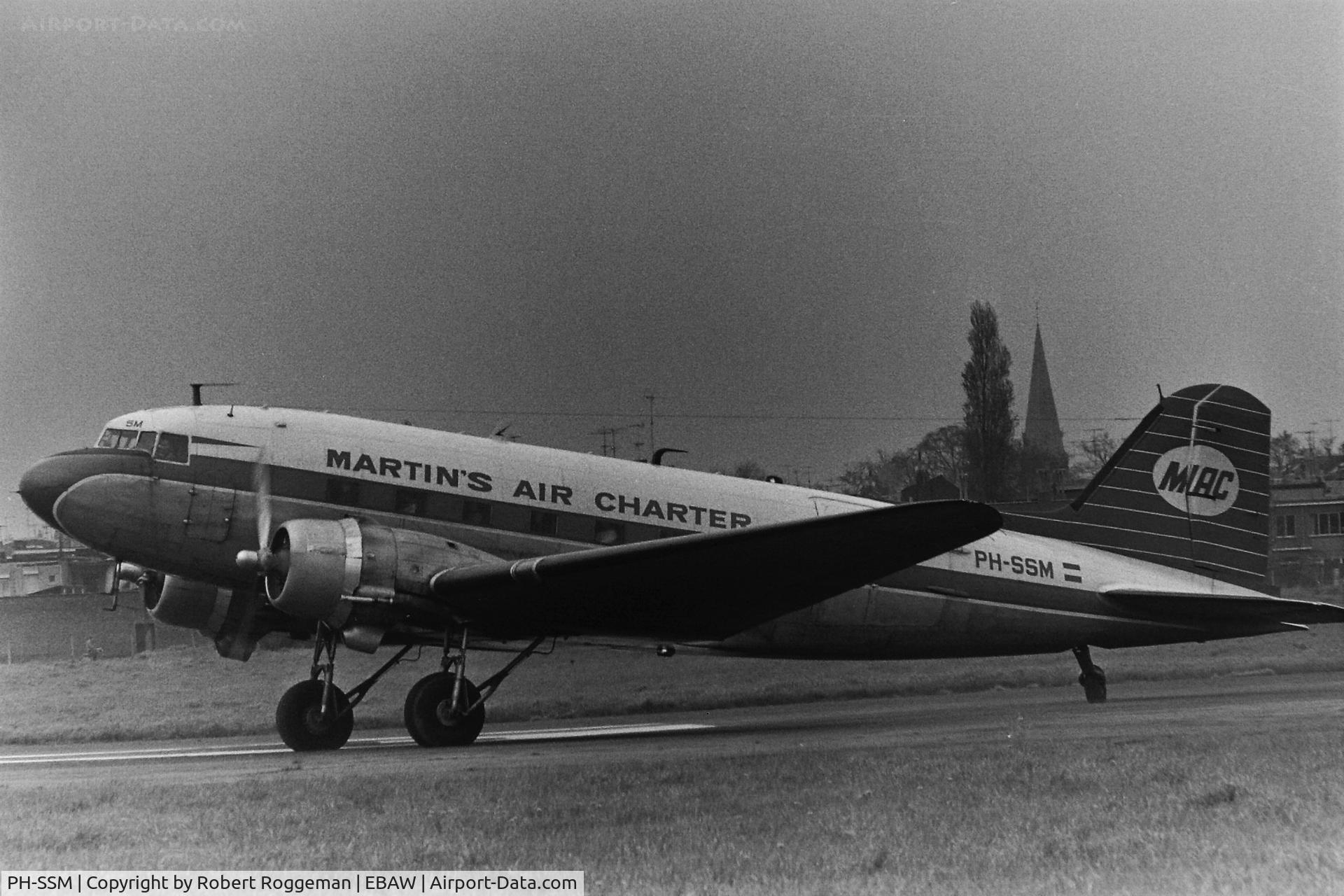 PH-SSM, 1944 Douglas C-47 Dakota 3 C/N 13182, 1966.MARTIN'S AIR CHARTER.