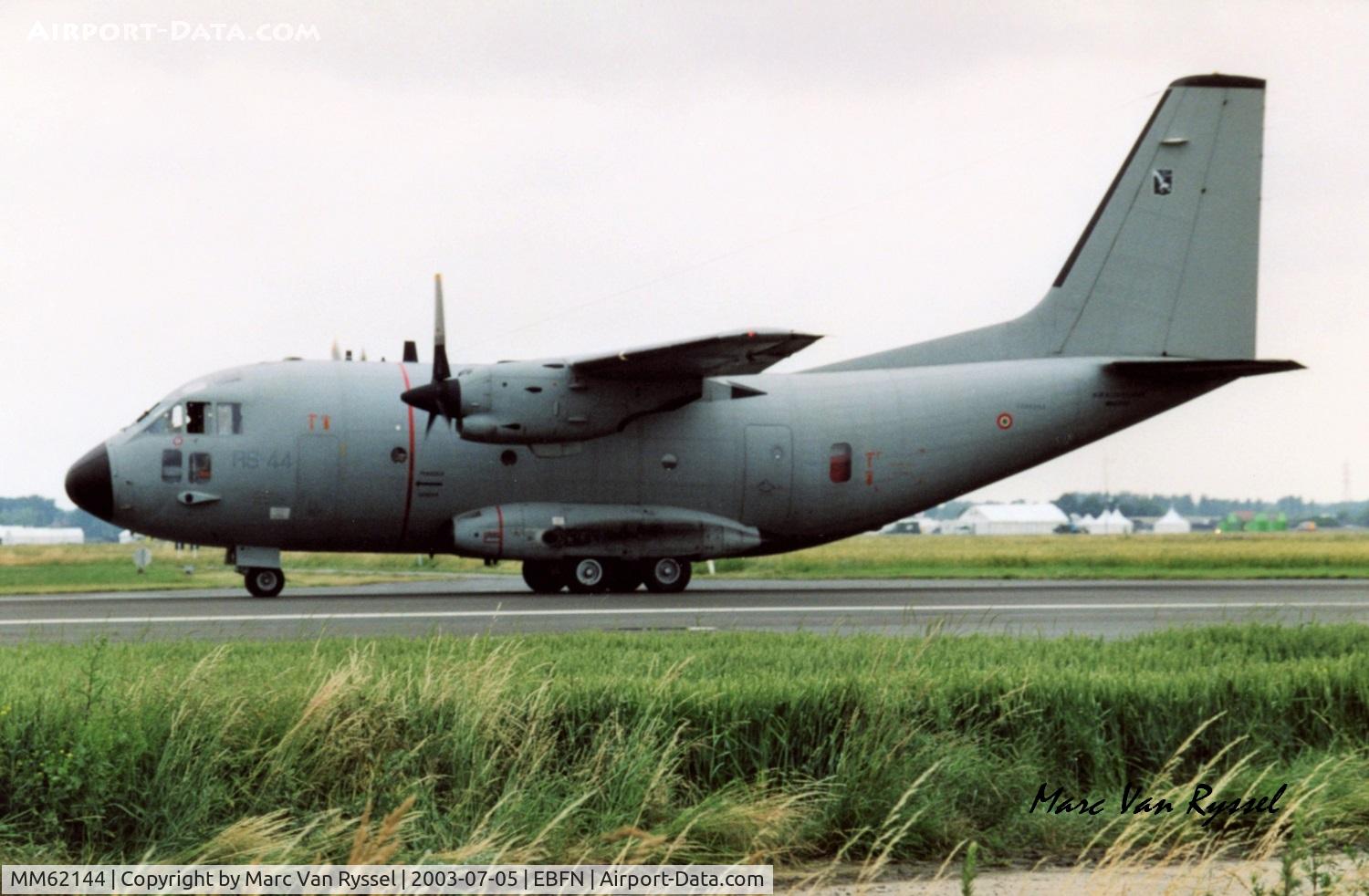 MM62144, Aeritalia G-222 C/N 4086, At Koksijde airshow 2003