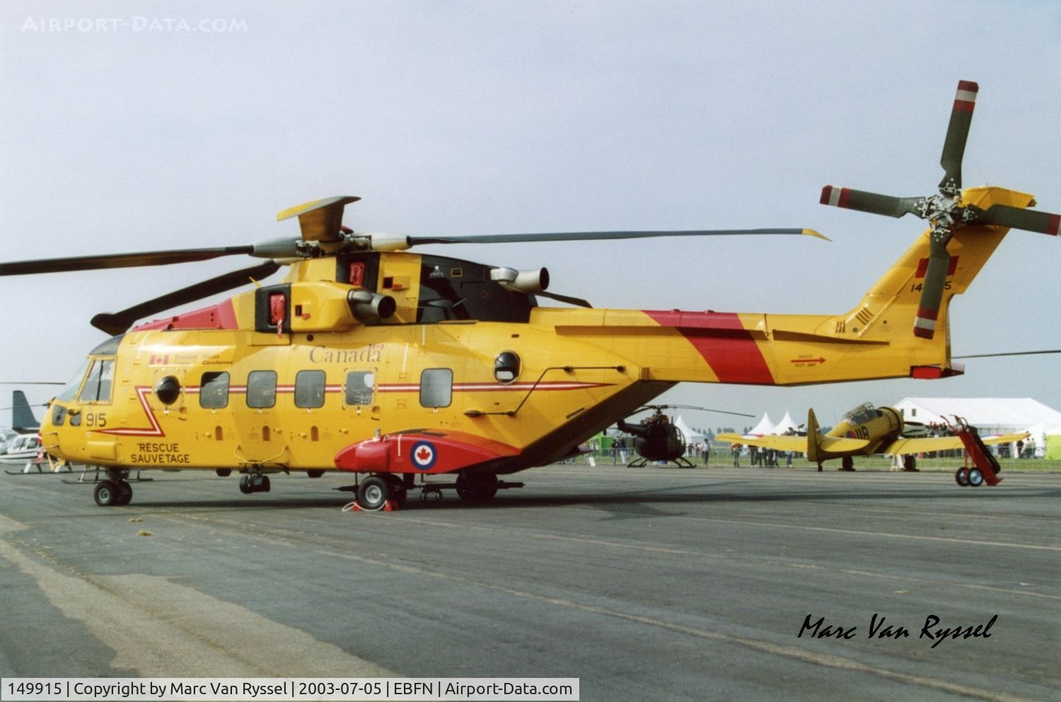 149915, 2003 AgustaWestland CH-149 Cormorant C/N 50132/CSH15, Koksijde airshow 2003