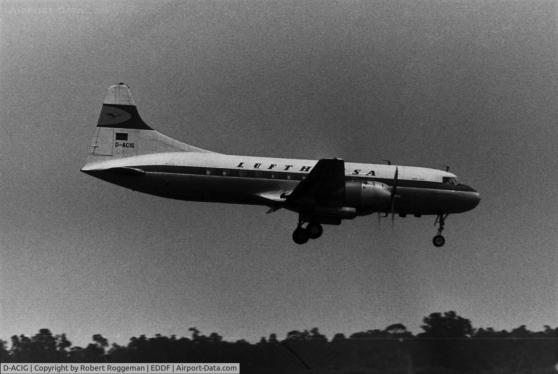 D-ACIG, Convair CV-340-68 C/N 211, MID 1960's.LUFTHANSA.
