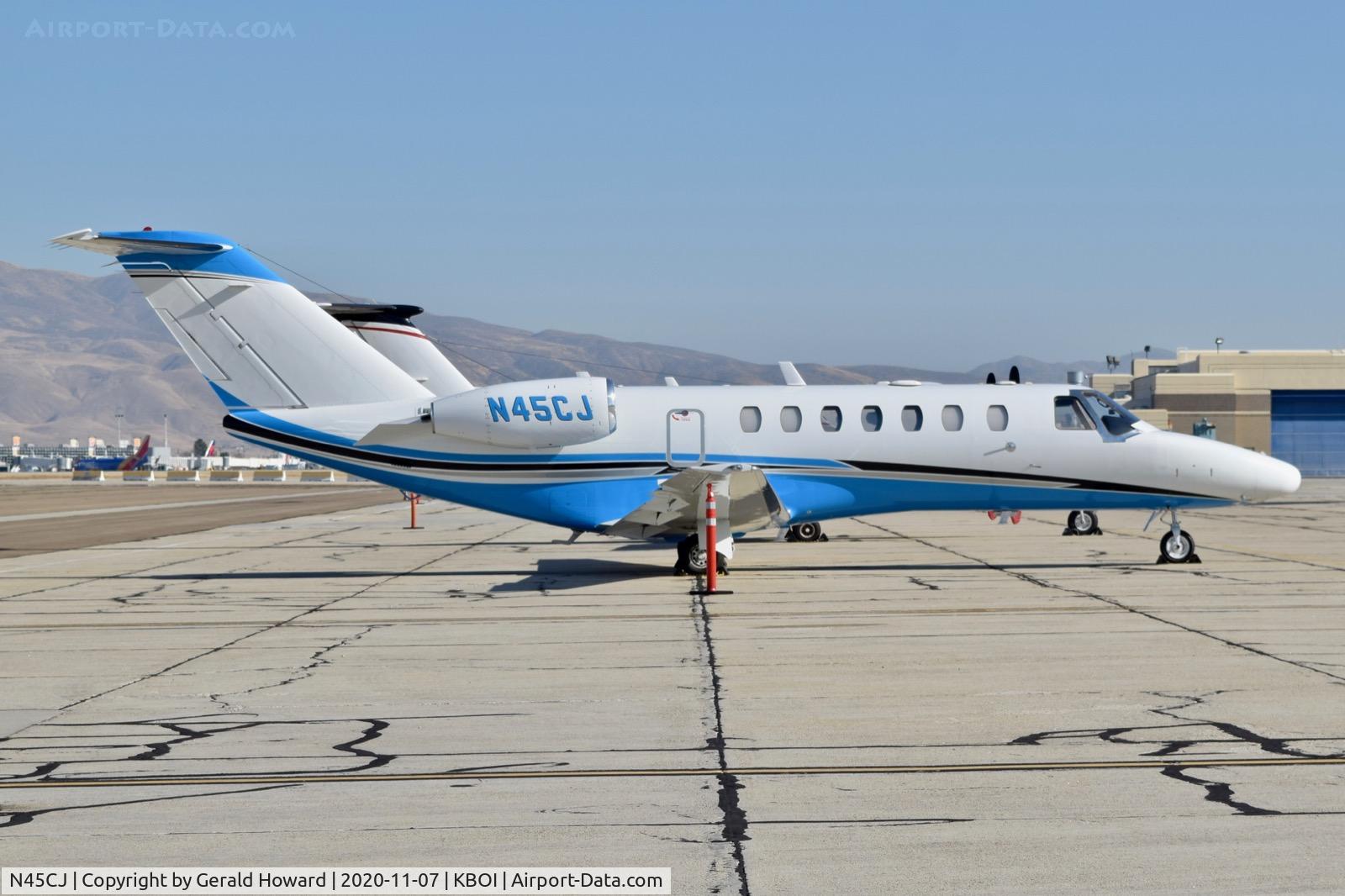 N45CJ, 2005 Cessna 525B CitationJet CJ3 C/N 525B0045, Parked on south GA ramp.