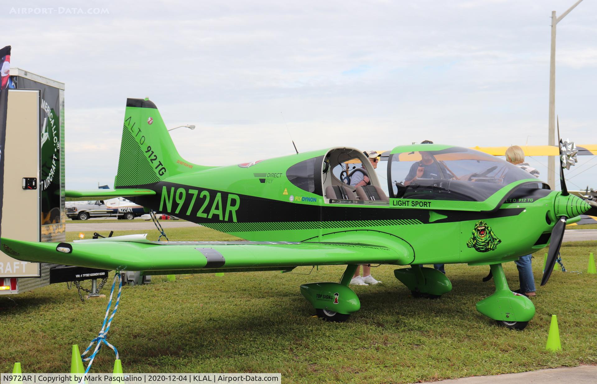 N972AR, Direct Fly SRO Alto 912TG C/N DF 112, Direct Fly Alto 912TG