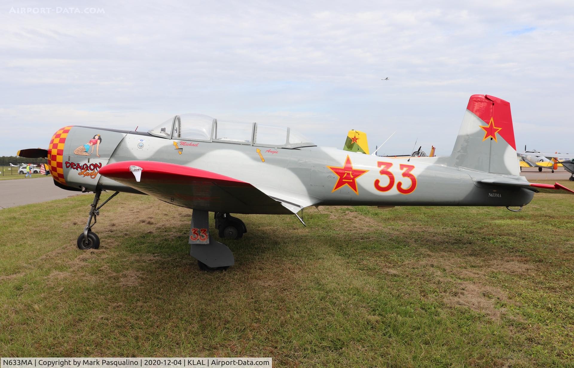 N633MA, 1985 Nanchang CJ-6A C/N 4332005, Nanchang CJ-6A