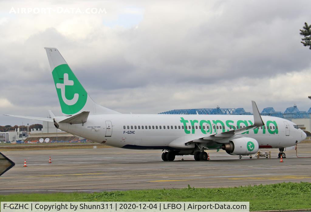 F-GZHC, 2008 Boeing 737-8K2 C/N 29651, Parked at the General Aviation area...