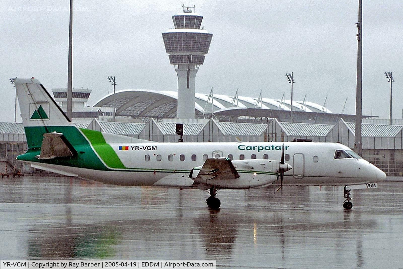 YR-VGM, 1990 Saab 340B C/N 340B-208, YR-VGM   SAAB-Scania 340B [208] (Carpatair) Munich-Franz Josef Strauss~D 19/04/2005