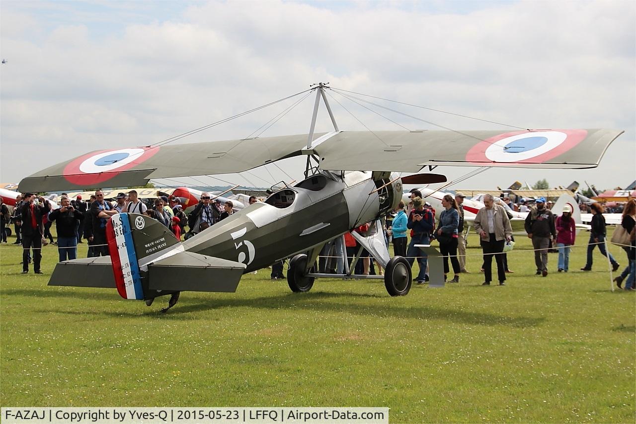 F-AZAJ, 1927 Morane-Saulnier MS-138EP-2 C/N 3220/138, Morane-Saulnier MS-138EP-2, Static display, La Ferté-Alais Airfield (LFFQ) Air show 2015