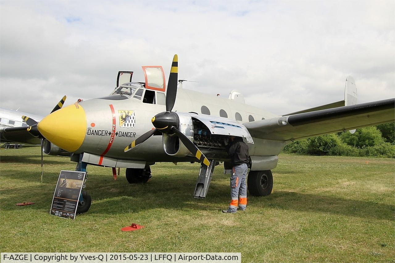 F-AZGE, 1951 Dassault MD-312 Flamant C/N 158, Dassault MD-312 Flamant, Static display, La Ferté-Alais airfield (LFFQ) Airshow 2015