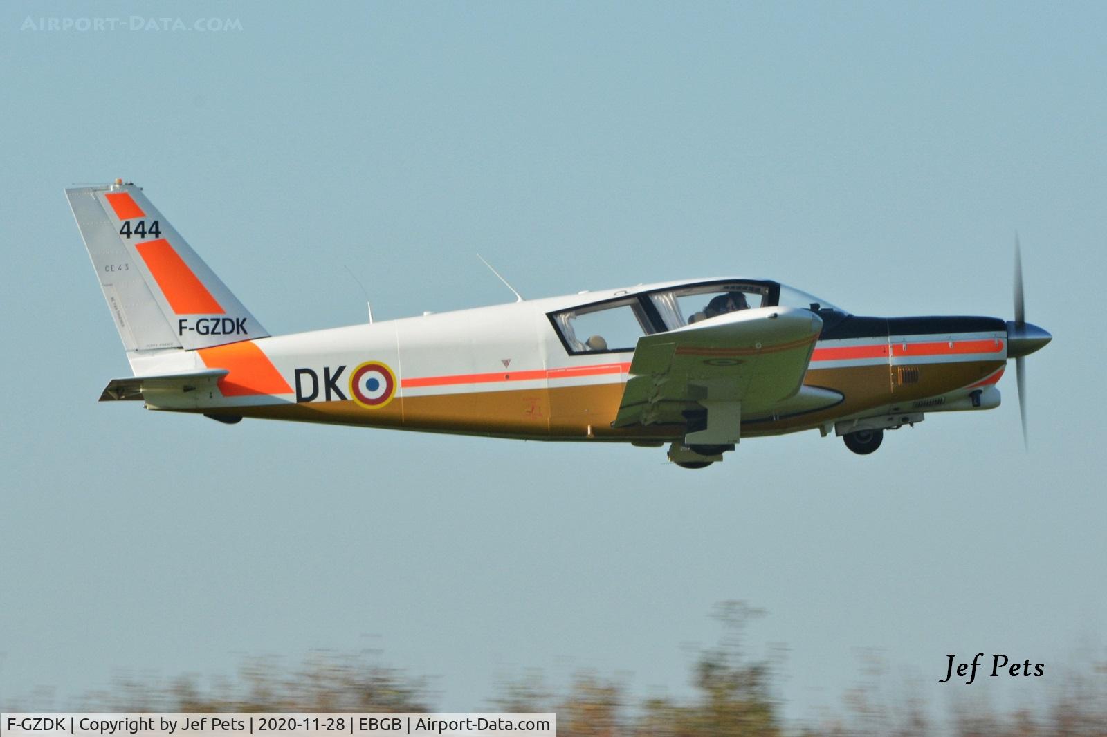 F-GZDK, Wassmer (Cerva) CE-43 Guepard C/N 444, Visitor at Grimbergen.