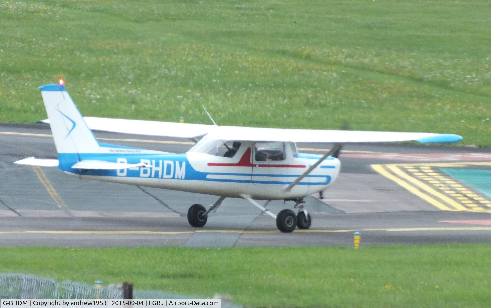 G-BHDM, 1979 Reims F152 C/N 1684, G-BHDM at Gloucestershire Airport.