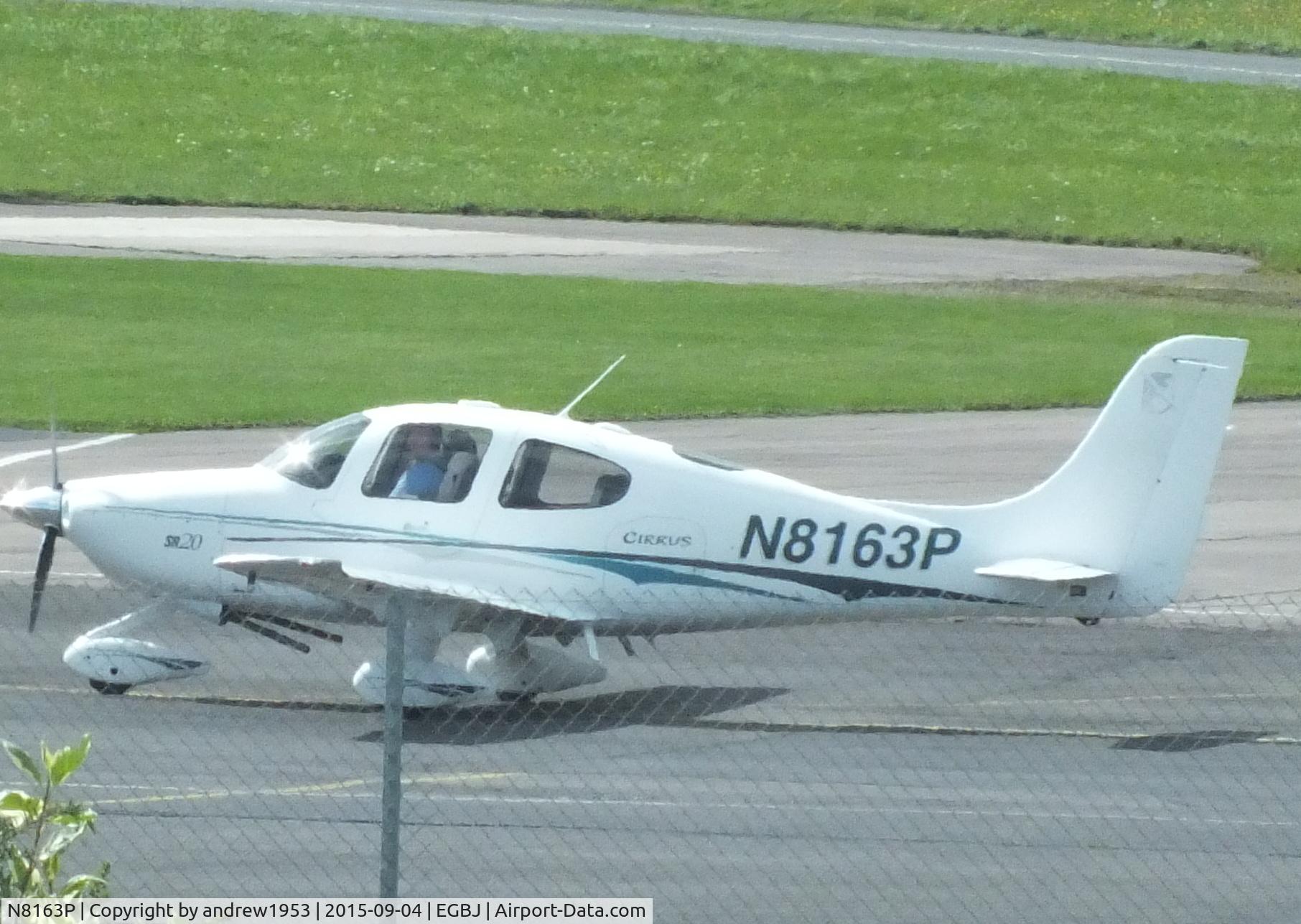 N8163P, 2004 Cirrus SR20 C/N 1391, N8163P at Gloucestershire Airport.