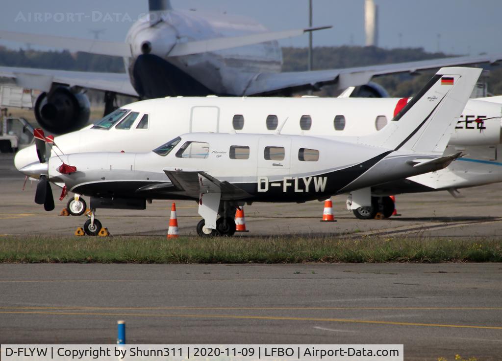 D-FLYW, Piper PA-46-500TP C/N 4697389, Parked at the General Aviation area...