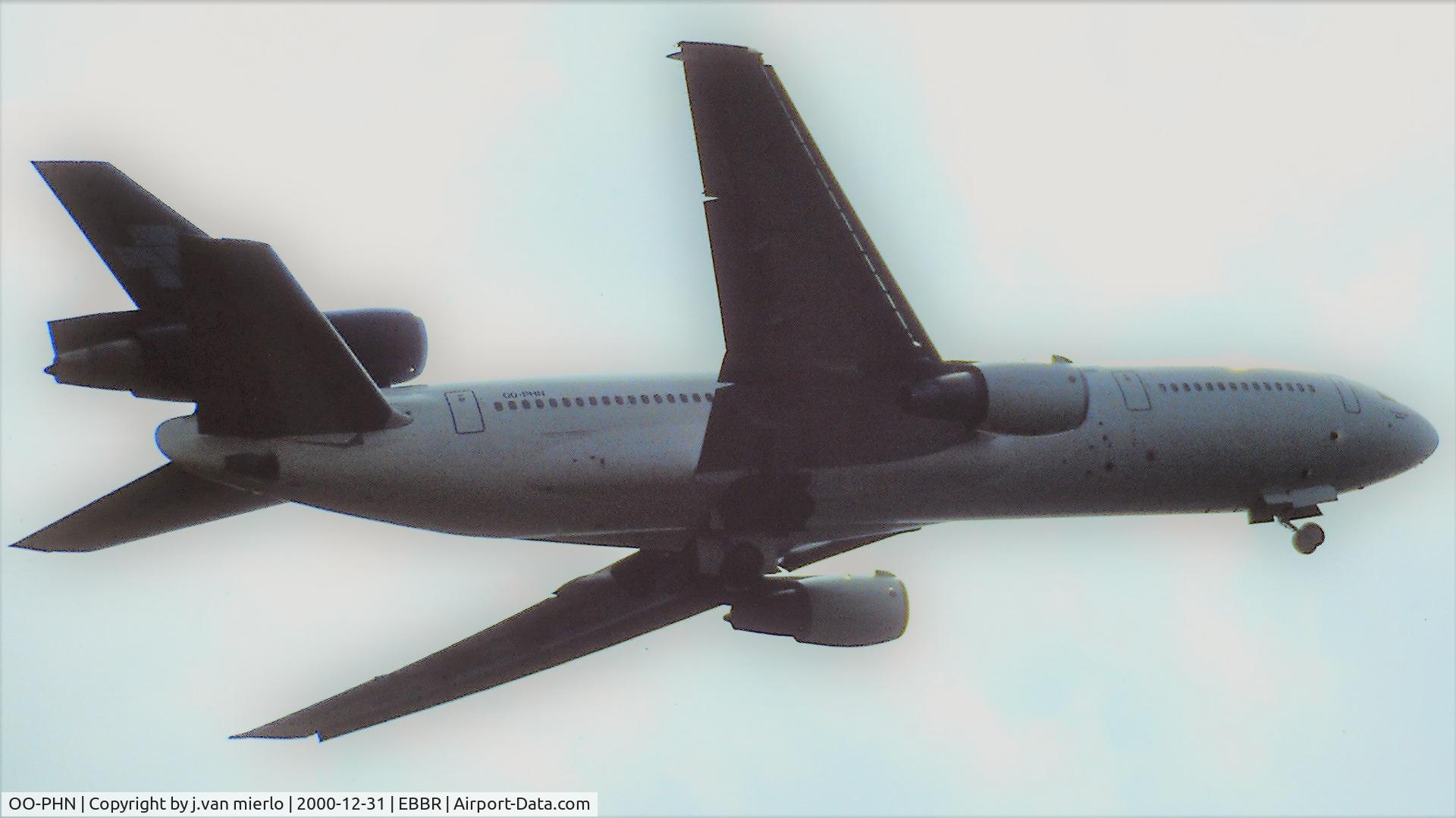 OO-PHN, 1973 Douglas DC-10-30 C/N 46554, scan from slide