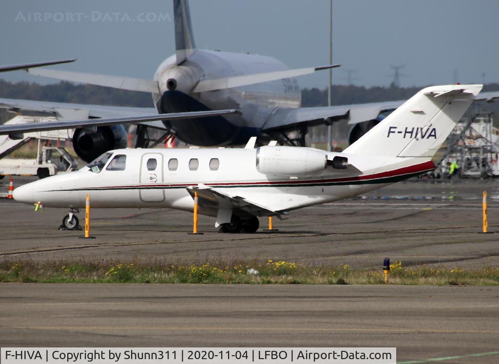 F-HIVA, 1998 Cessna 525 CitationJet C/N 525-0235, Parked at the General Aviation area...