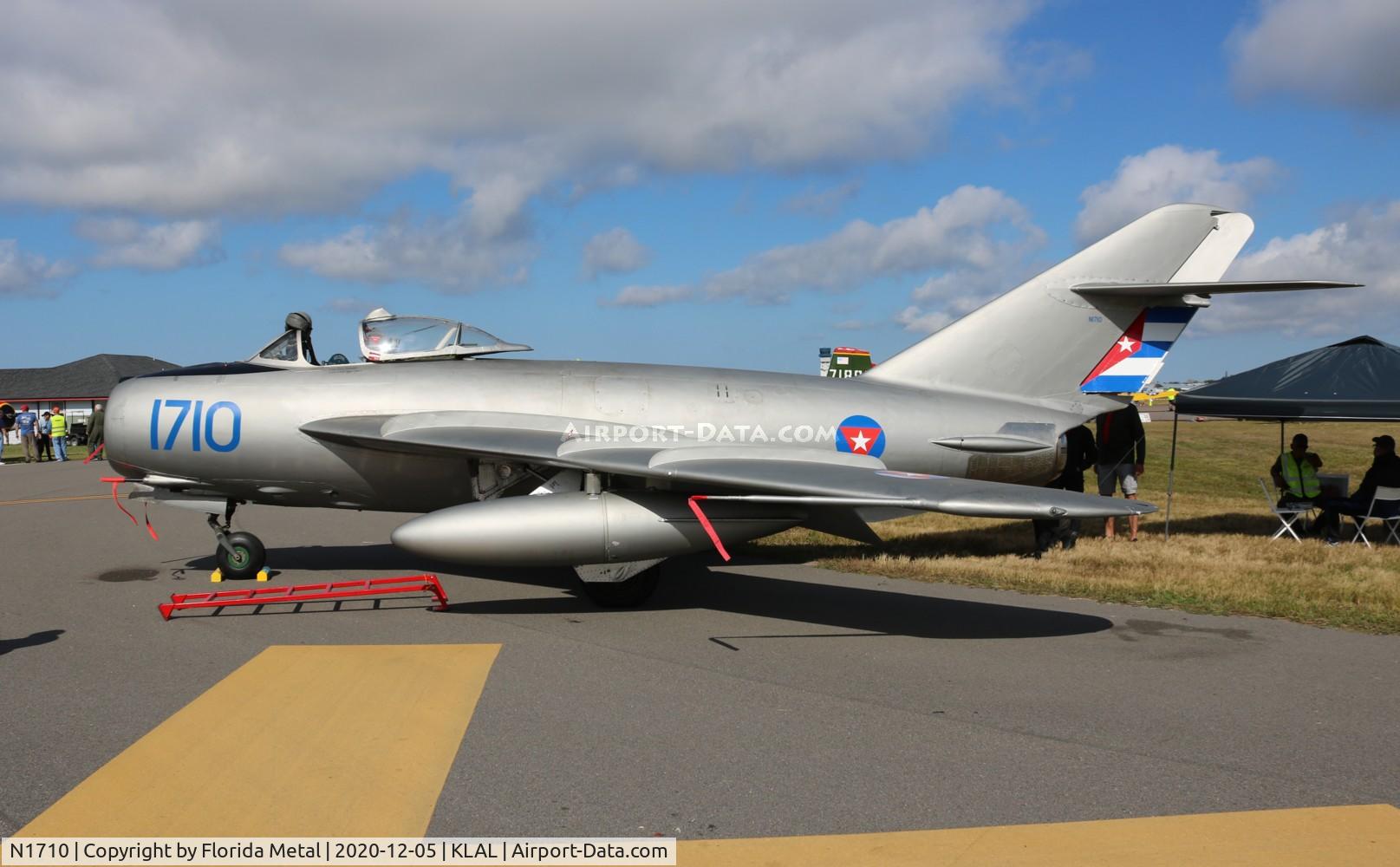 N1710, PZL-Mielec Lim-5 (MiG-17F) C/N 1C1710, Mig-17 recently repainted into Cuban Air Force colors